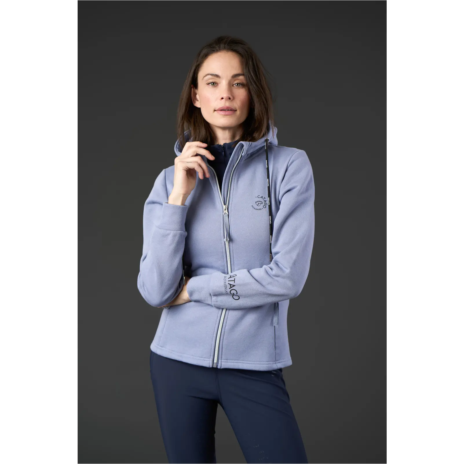Damen Kapuzenpullover mit Reißverschluss NATALIE tempest