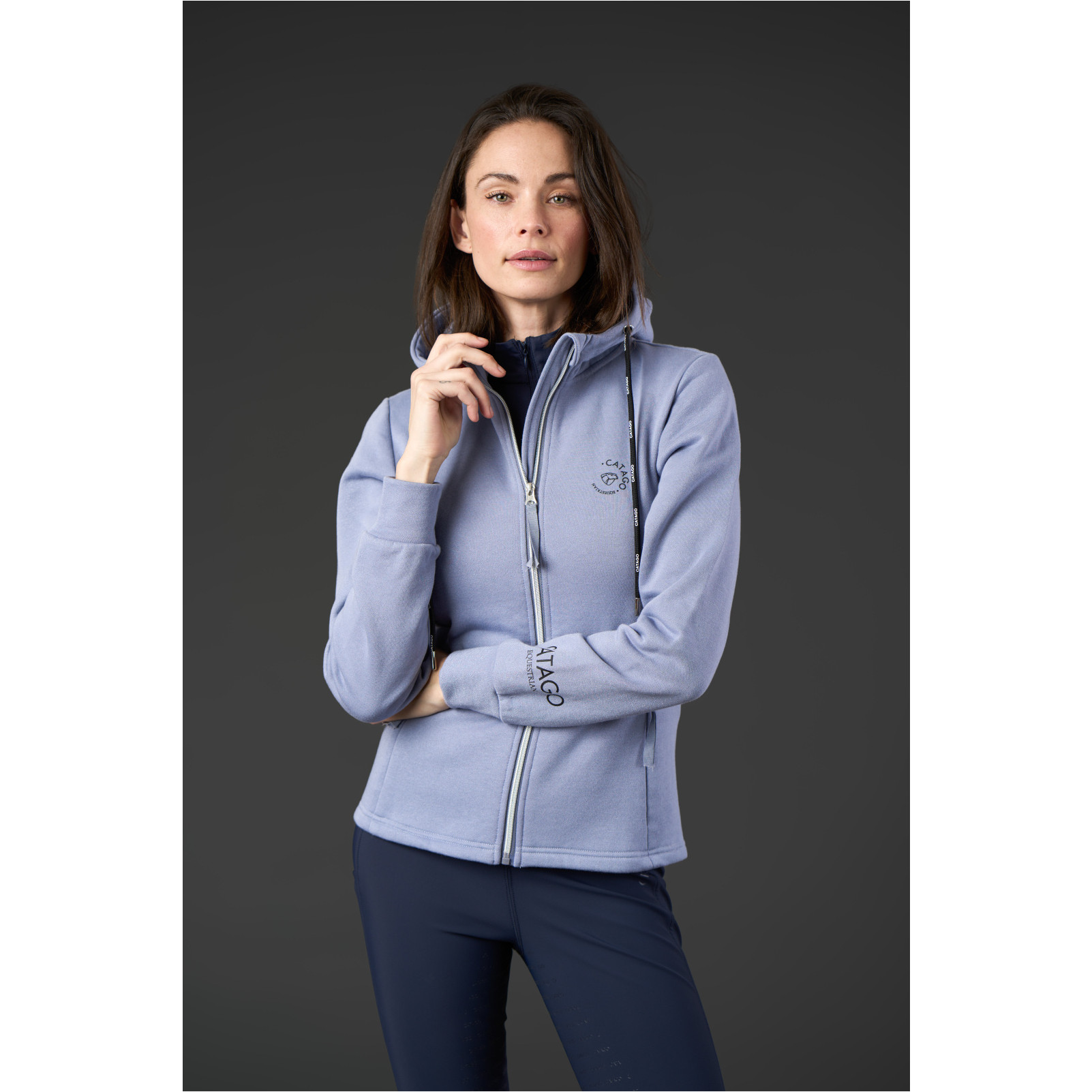 Damen Kapuzenpullover mit Reißverschluss NATALIE tempest