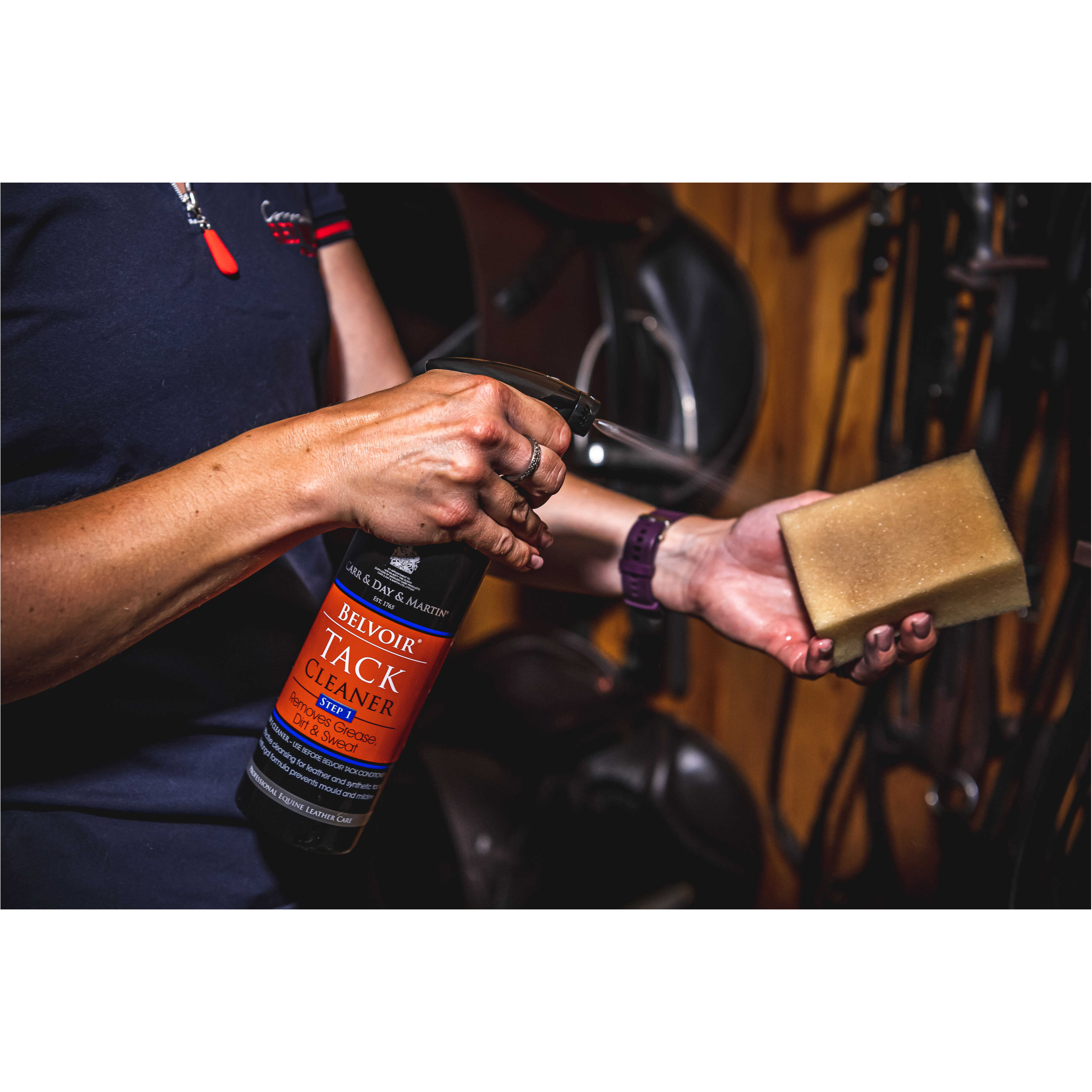 Lederpflege-Set Duo Step 1 + Step 2 BELVOIR 1000ml