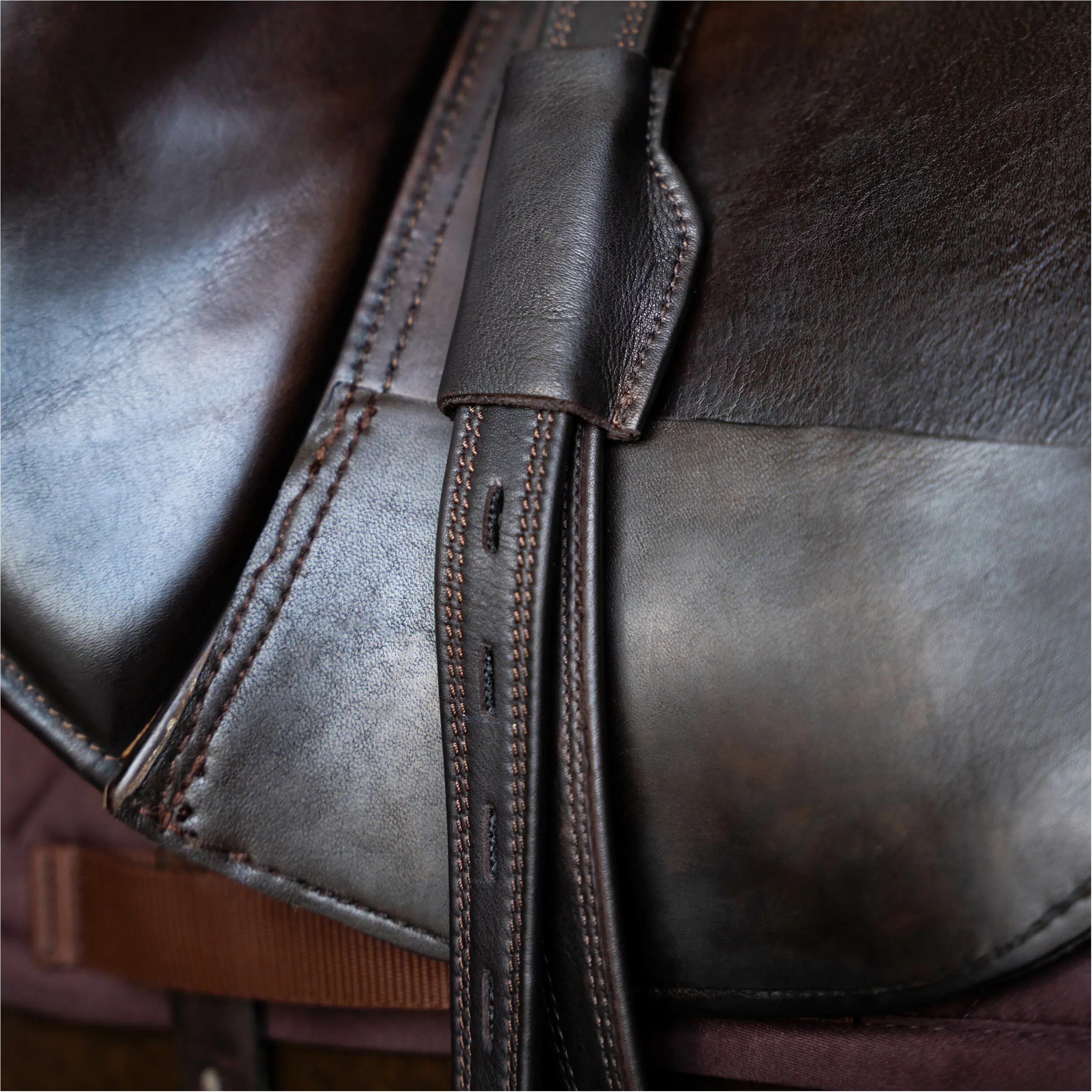 Steigbügelriemen IRH Monoleaf dark braun