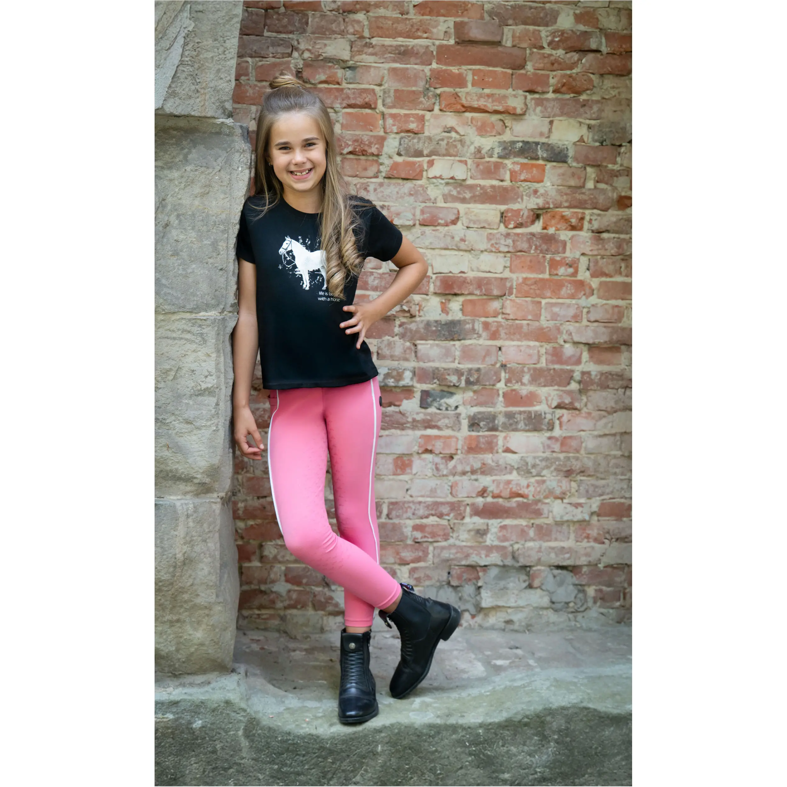 Kinder T-Shirt SPARKLE schwarz