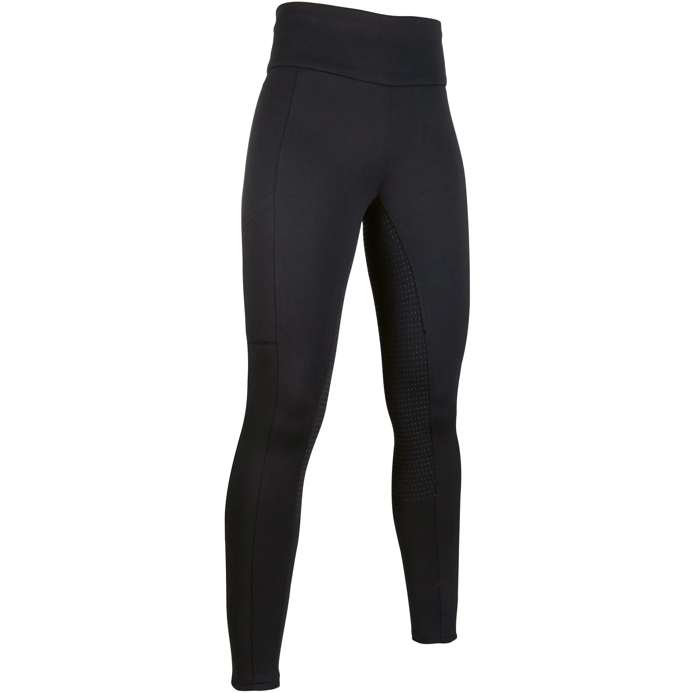 Winter Damen Reitleggings Silikon Vollbesatz COSY STYLE schwarz
