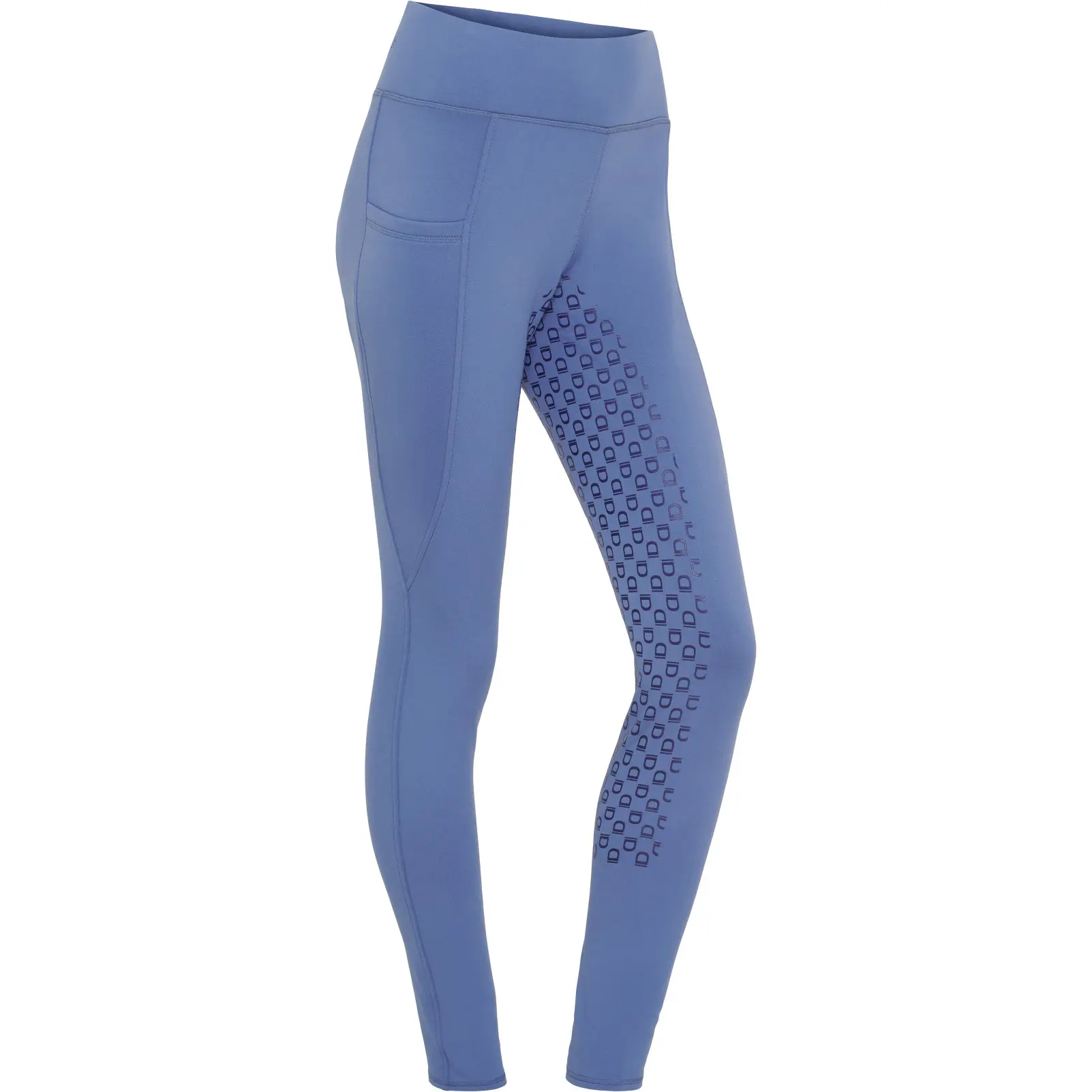 Winter Damen Reitleggings Silikon Vollbesatz SAFINA dutch blue