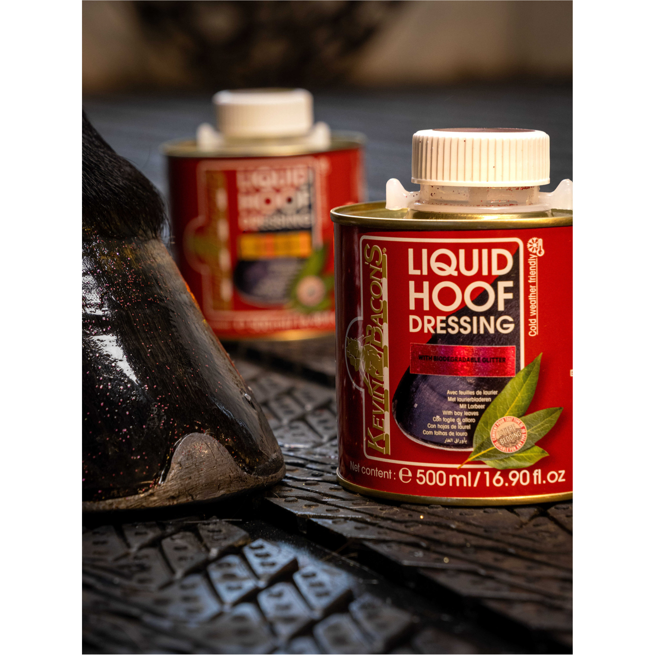 Huföl mit rosa Glitzer HOOF DRESSING