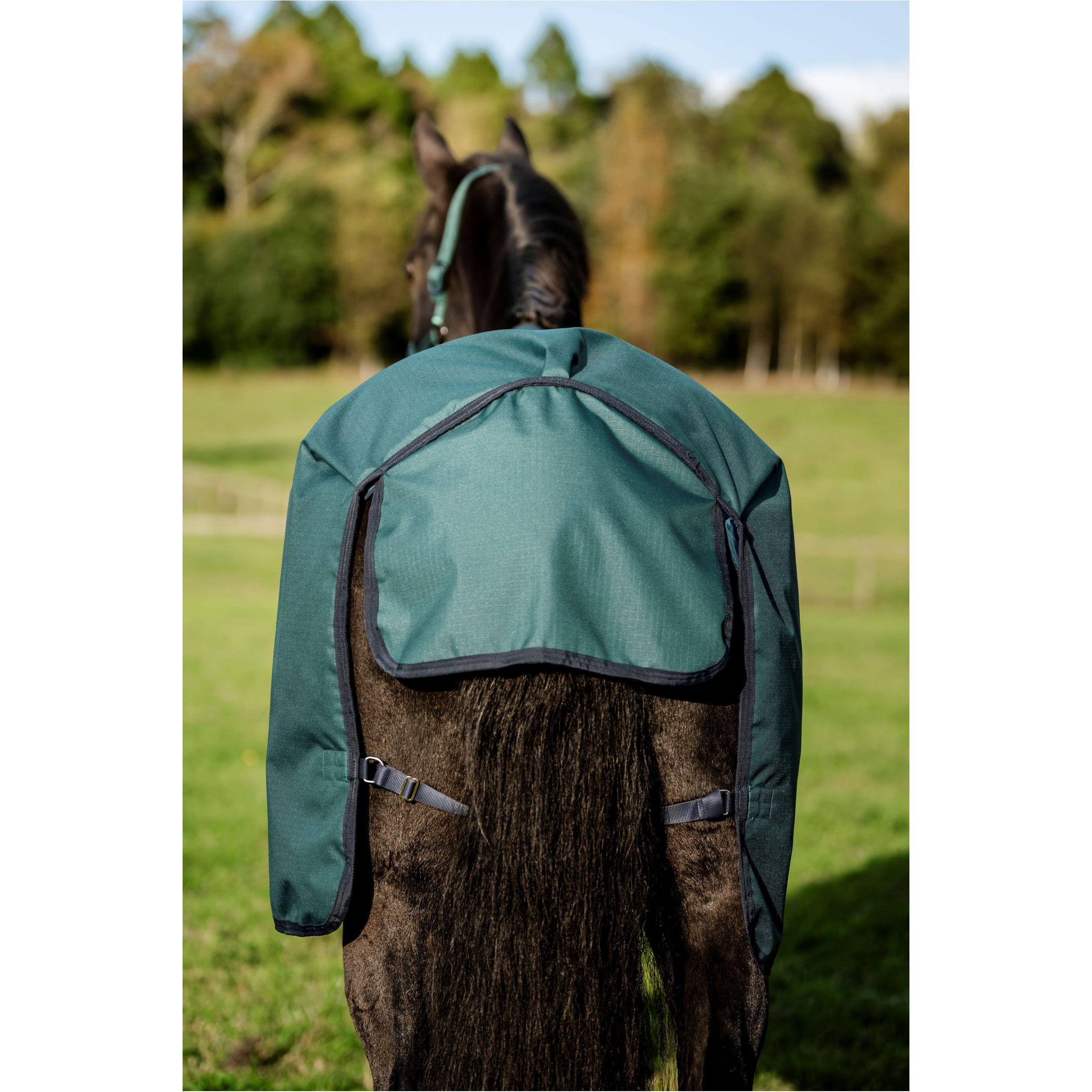 Outdoordecke 50g Füllung 900D mit Fleecefutter AMIGO Ripstop Turnout dynasty green/navy/silver
