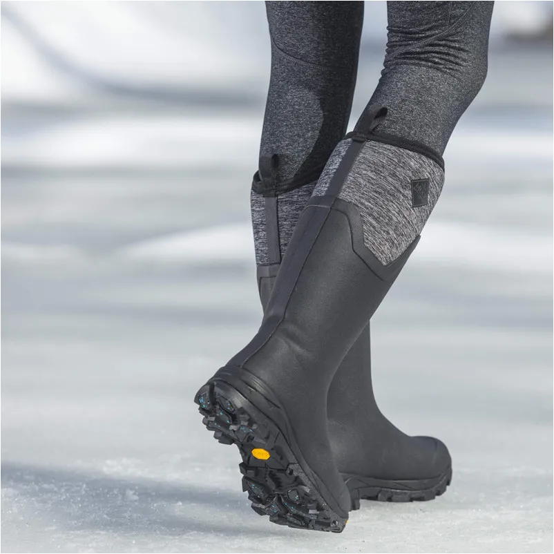 Winter Damen Gummistiefel ARCTIC ICE TALL schwarz/grau