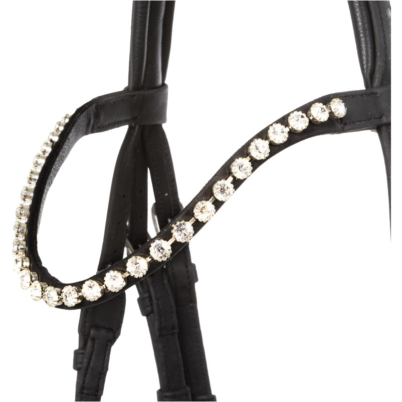 Trensenzaum englisch kombiniert CORTICA Vegan Kork schwarz