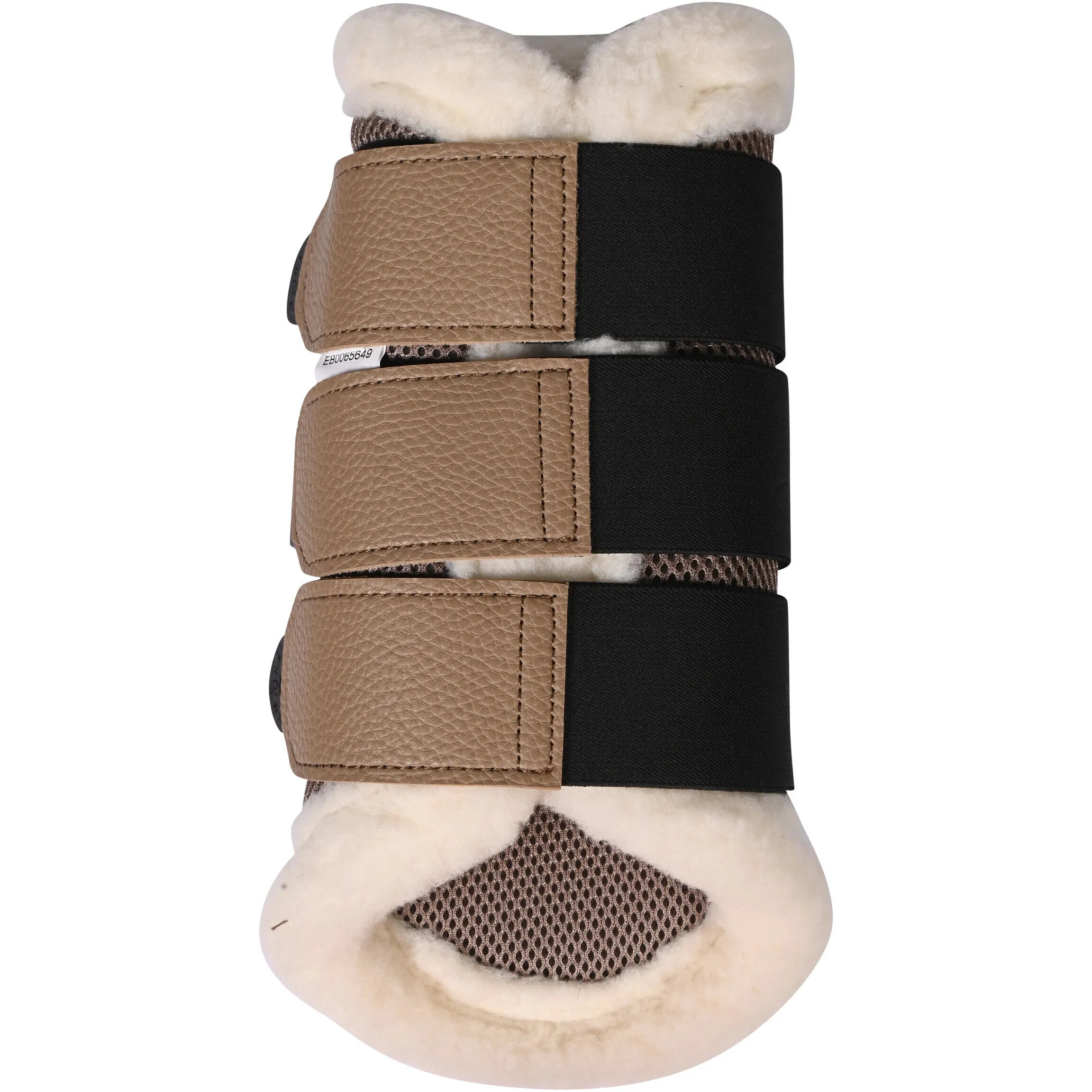 Gamaschen mit Fell COMFORT PREMIUM MESH taupe