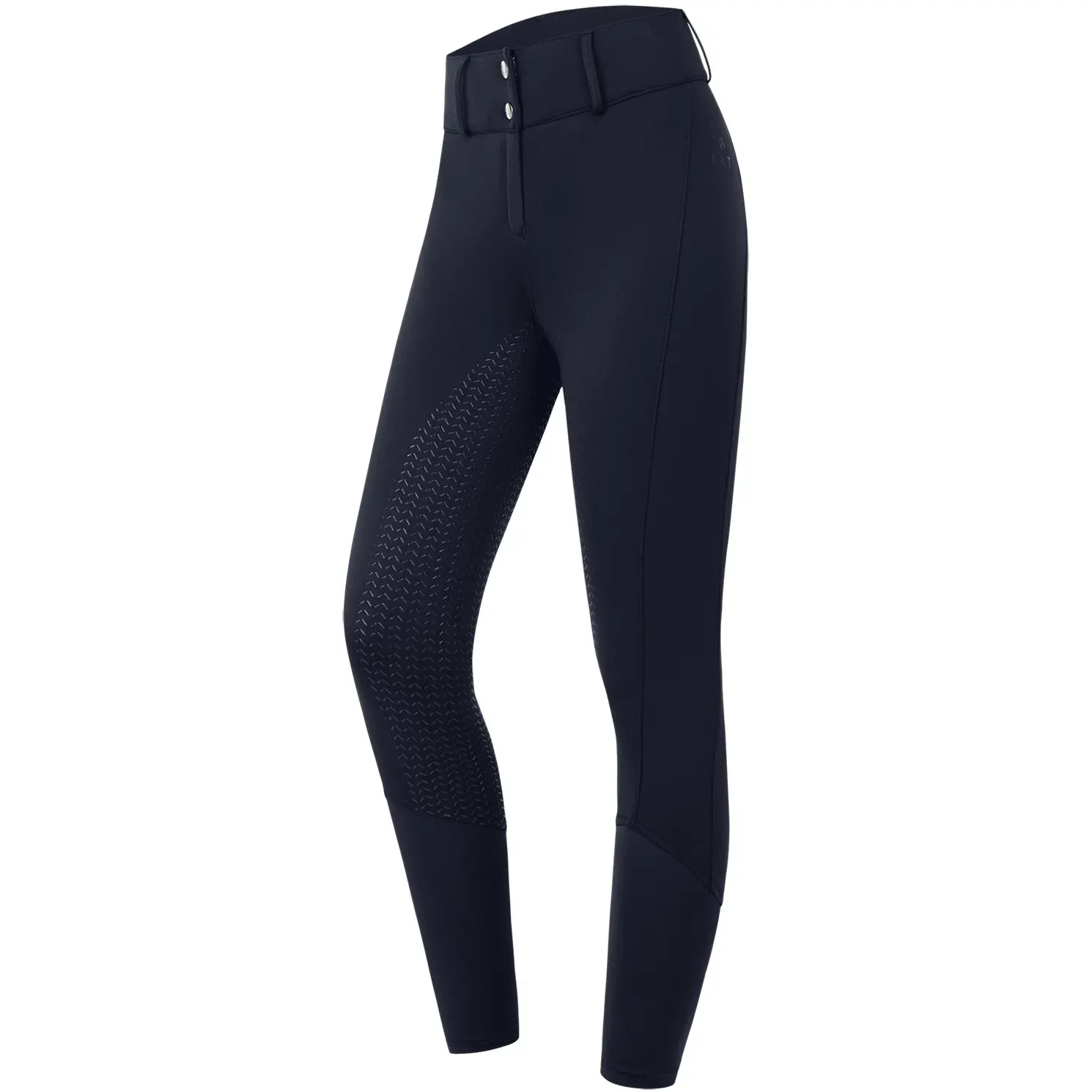Damen Reithose Silikon Vollbesatz ESSENTIAL High Waist tiefblau
