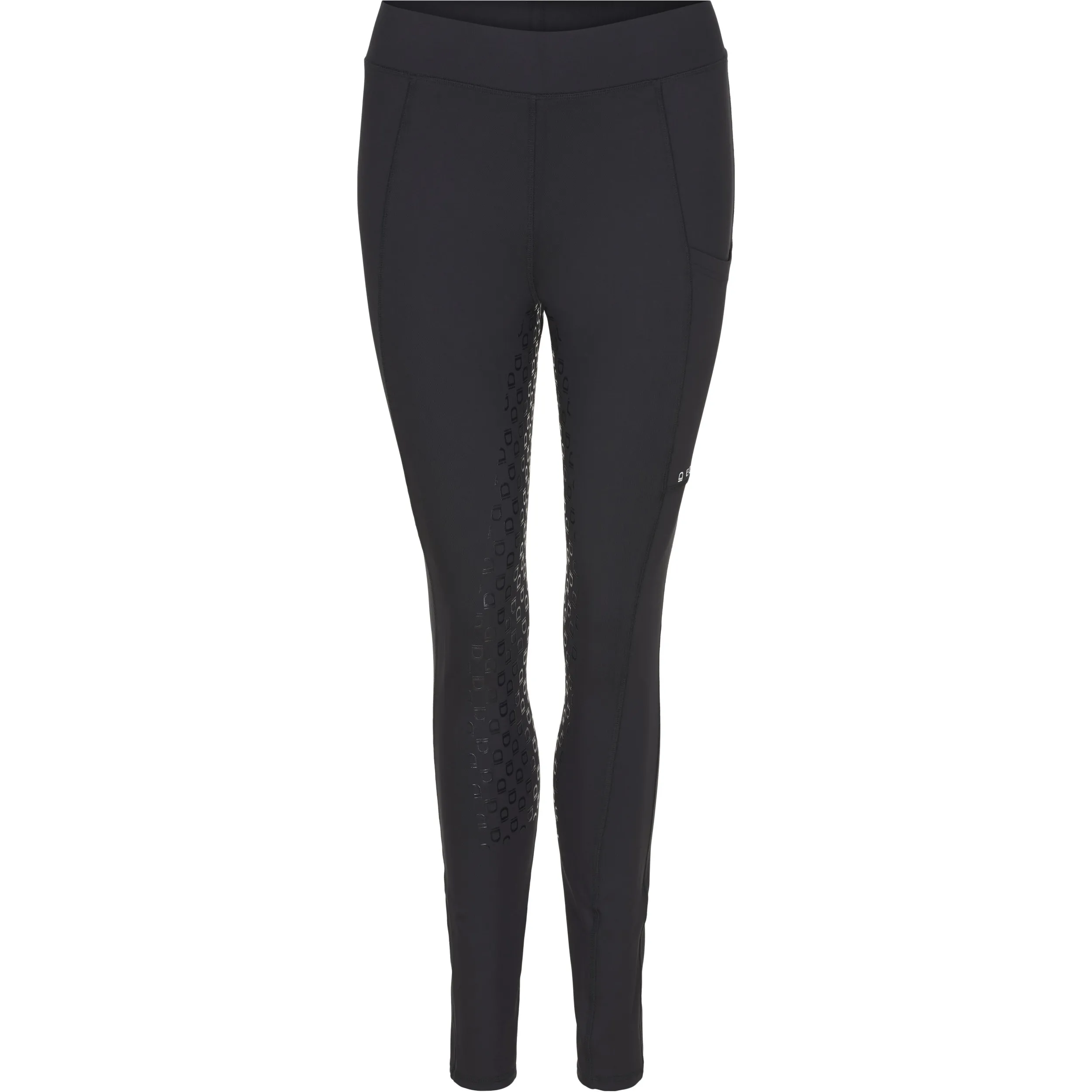 Damen Reitleggings Silikon Vollbesatz DALENA schwarz