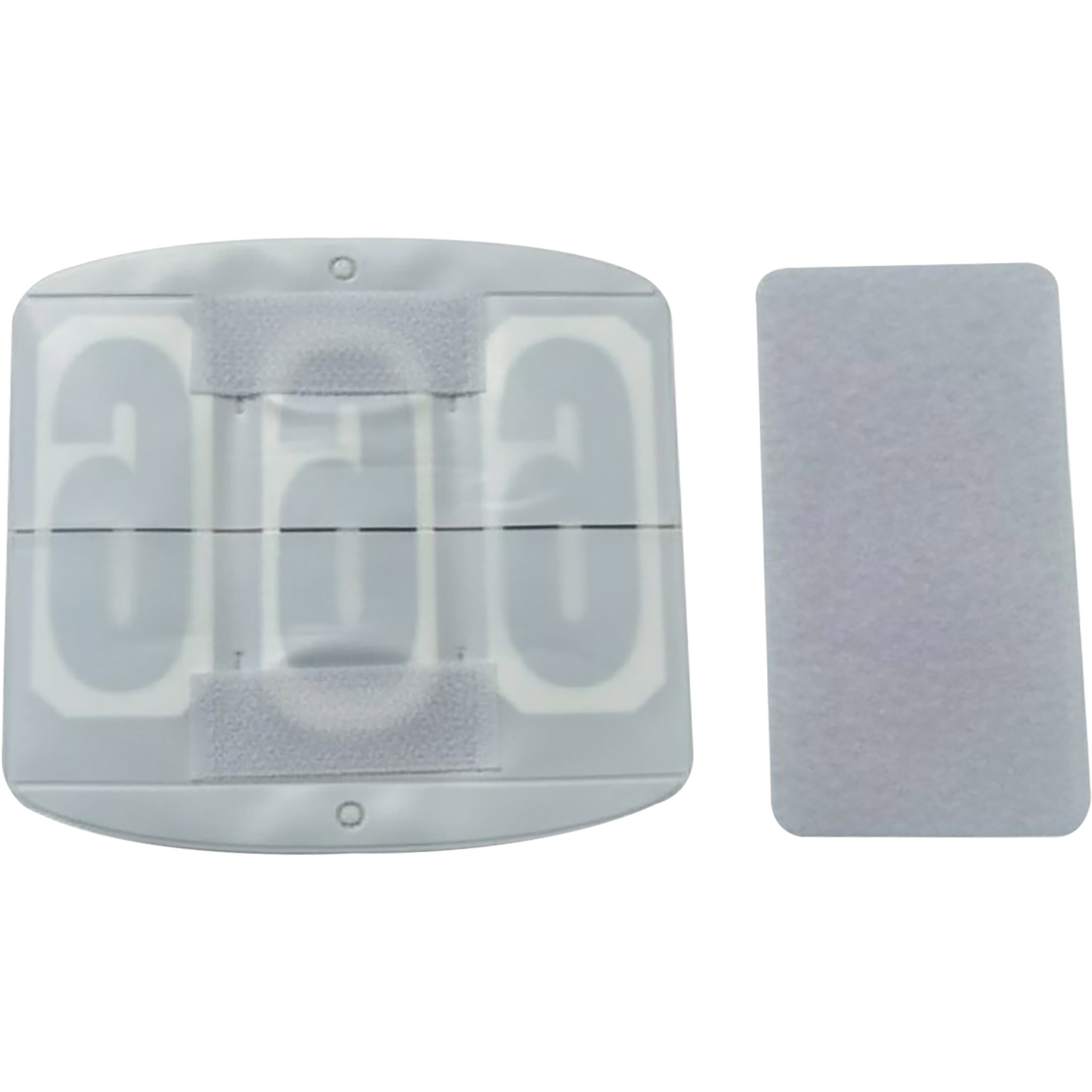 Startnummer IRHBasic Klettverschluss 3-stellig weiß