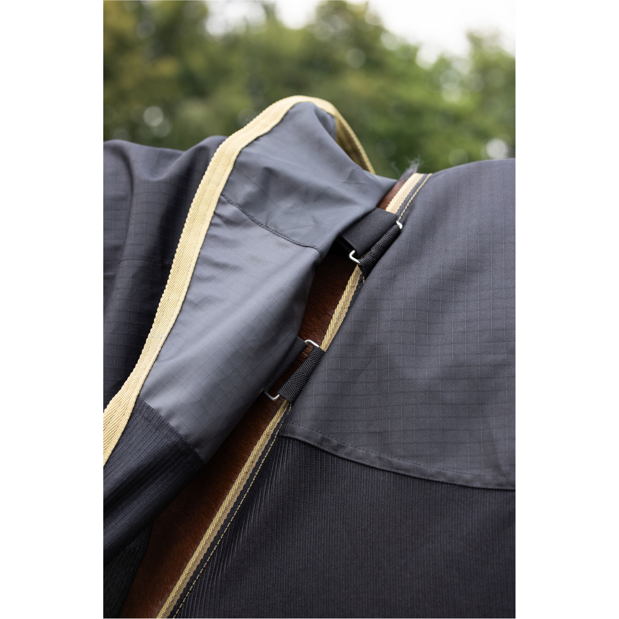 Regendecke Halsteil (abnehmbar) F/S 2026 black Regendecke Halsteil (abnehmbar) F/S 2026 black