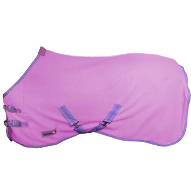 Abschwitzdecke mit Kreuzgurt BASICLINE violett