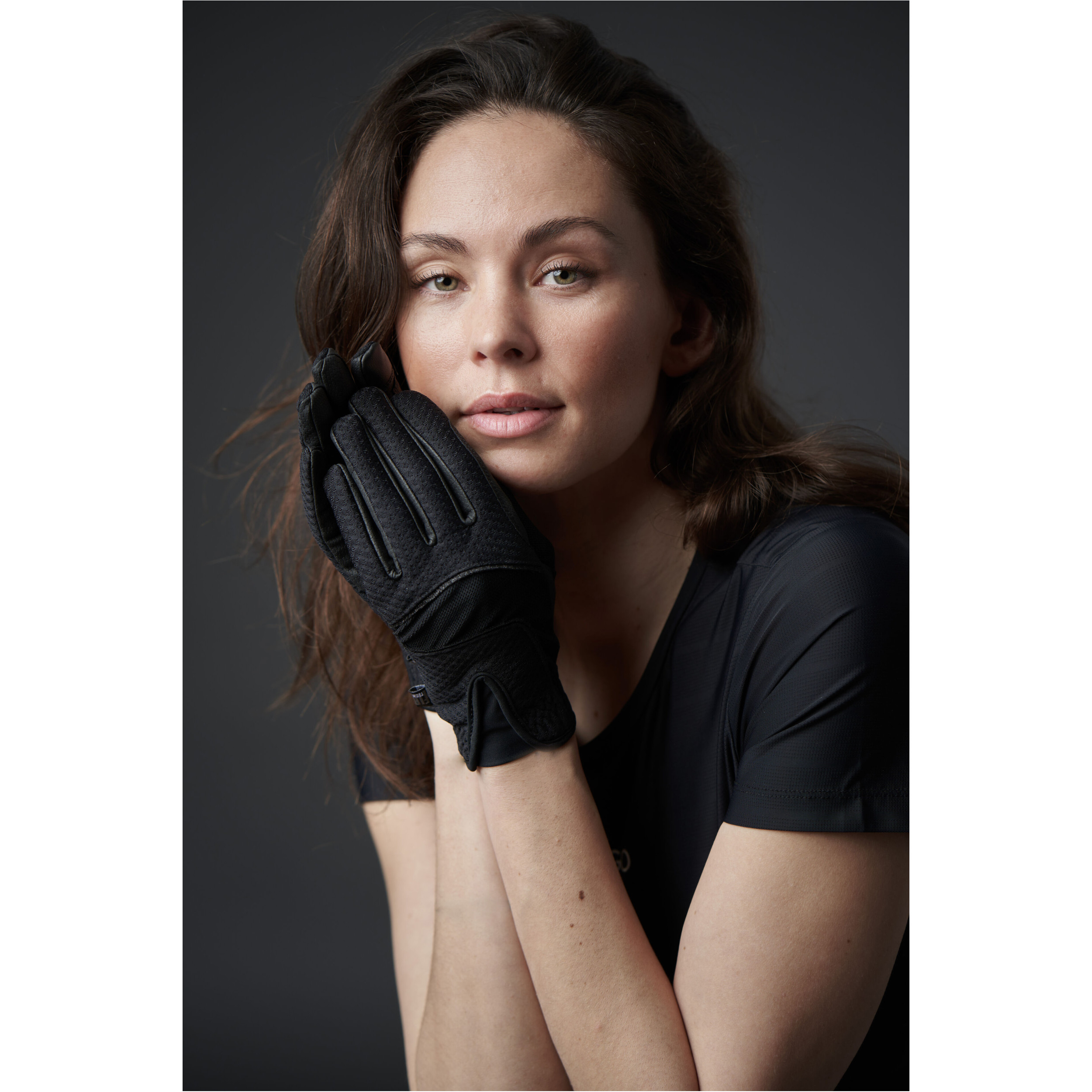 Reithandschuhe FIR-Tech NESS schwarz