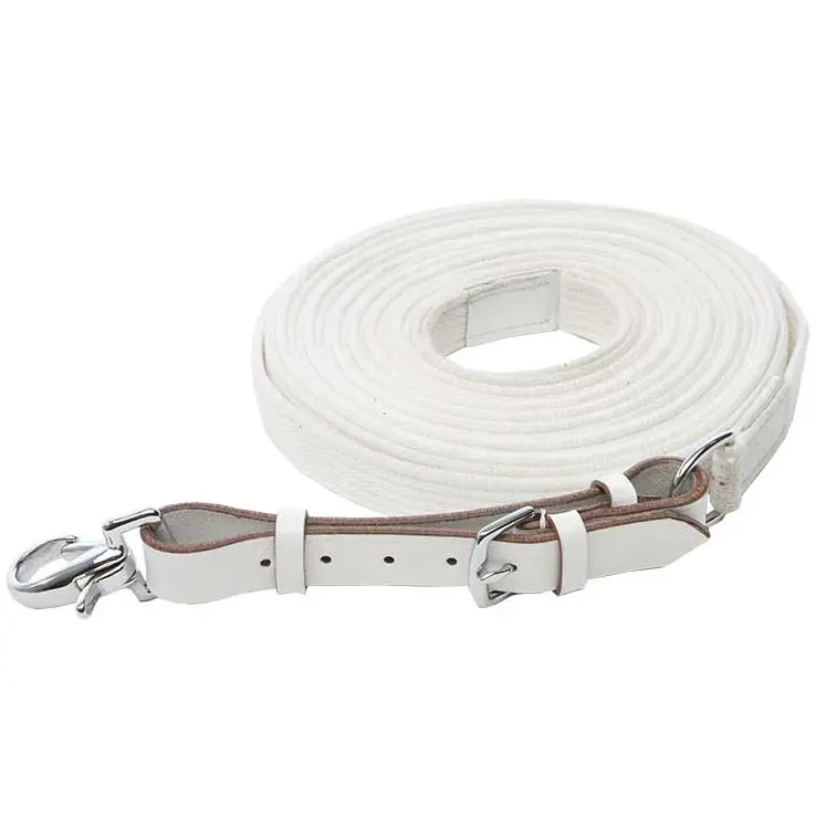 Longe weiches Gurtband SOFT WHITE weiß Longe weiches Gurtband SOFT WHITE weiß