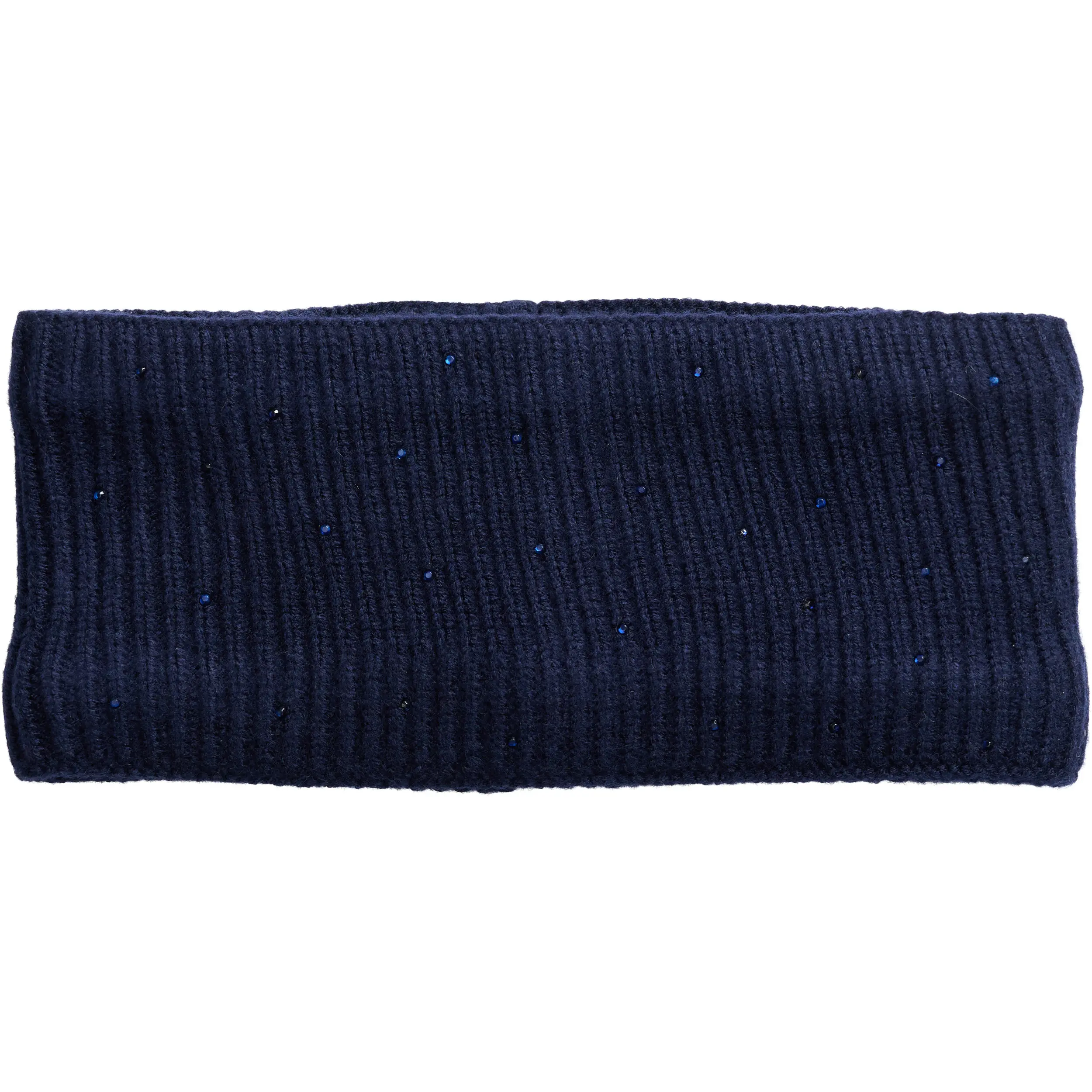 Winter Damen Stirnband mit Steinen VAINA marineblau