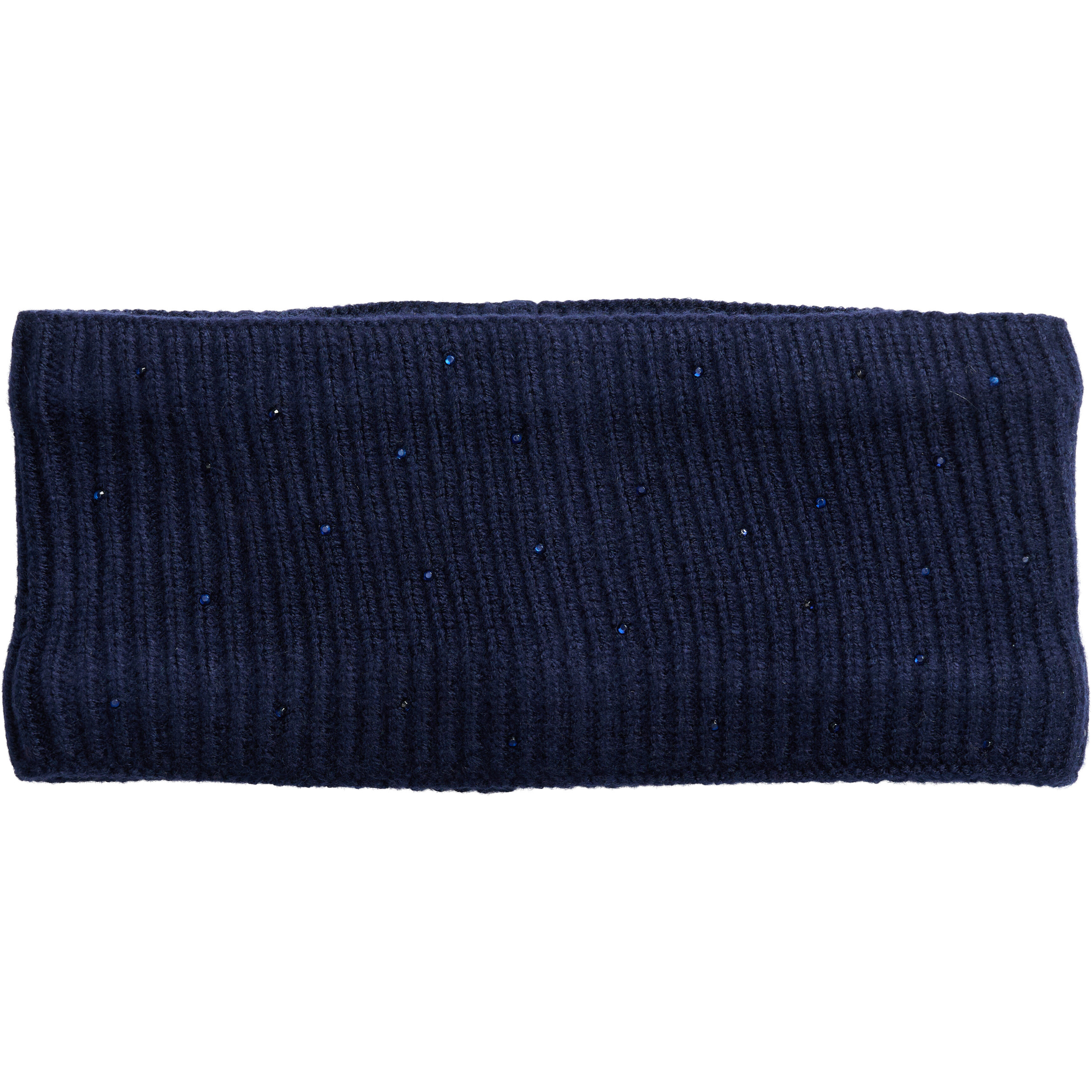 Winter Damen Stirnband mit Steinen VAINA marineblau Winter Damen Stirnband mit Steinen VAINA marineblau