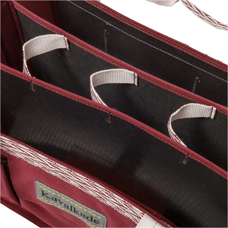 Putztasche faltbar bordeaux/bordeaux-rosa
