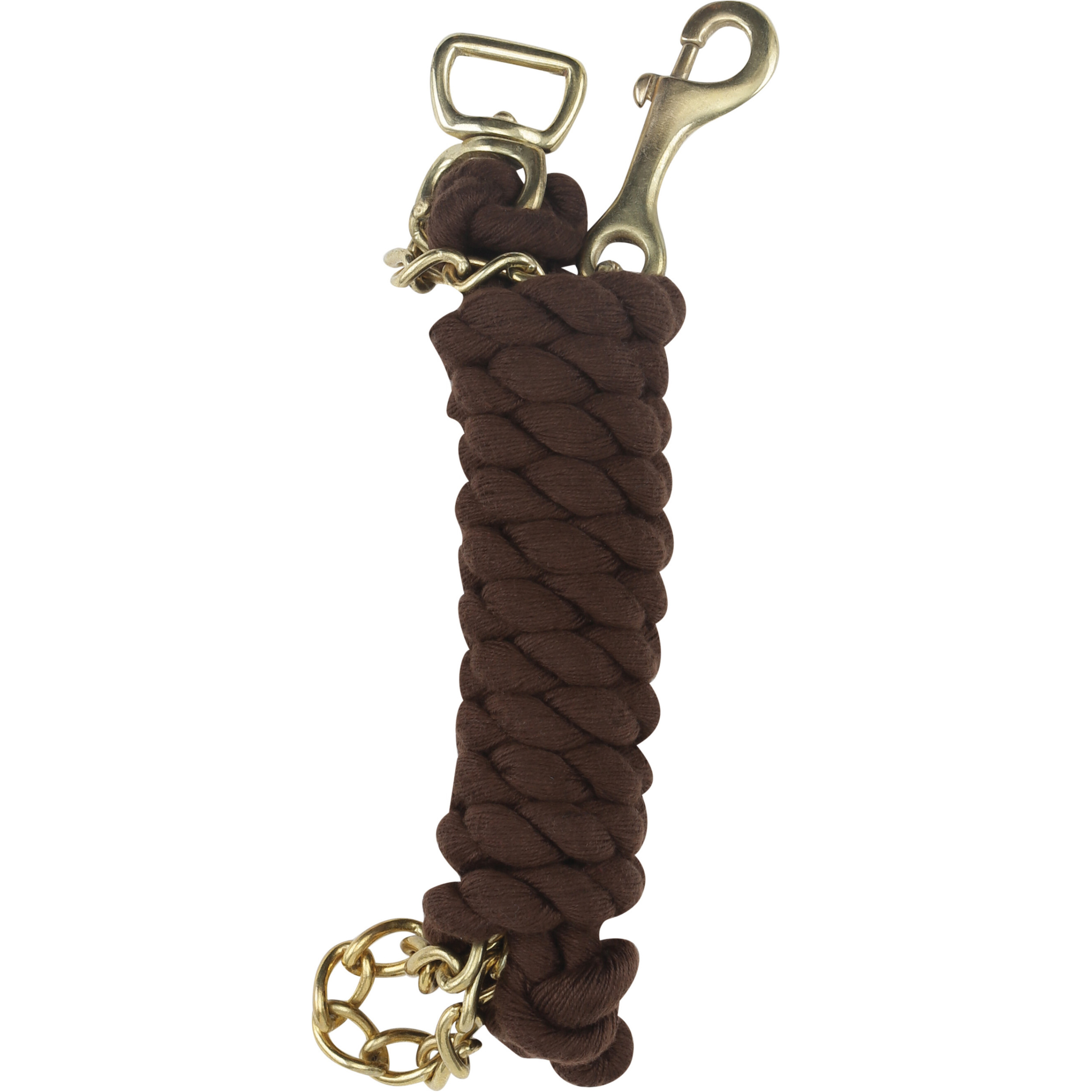 Führstrick mit Kette braun