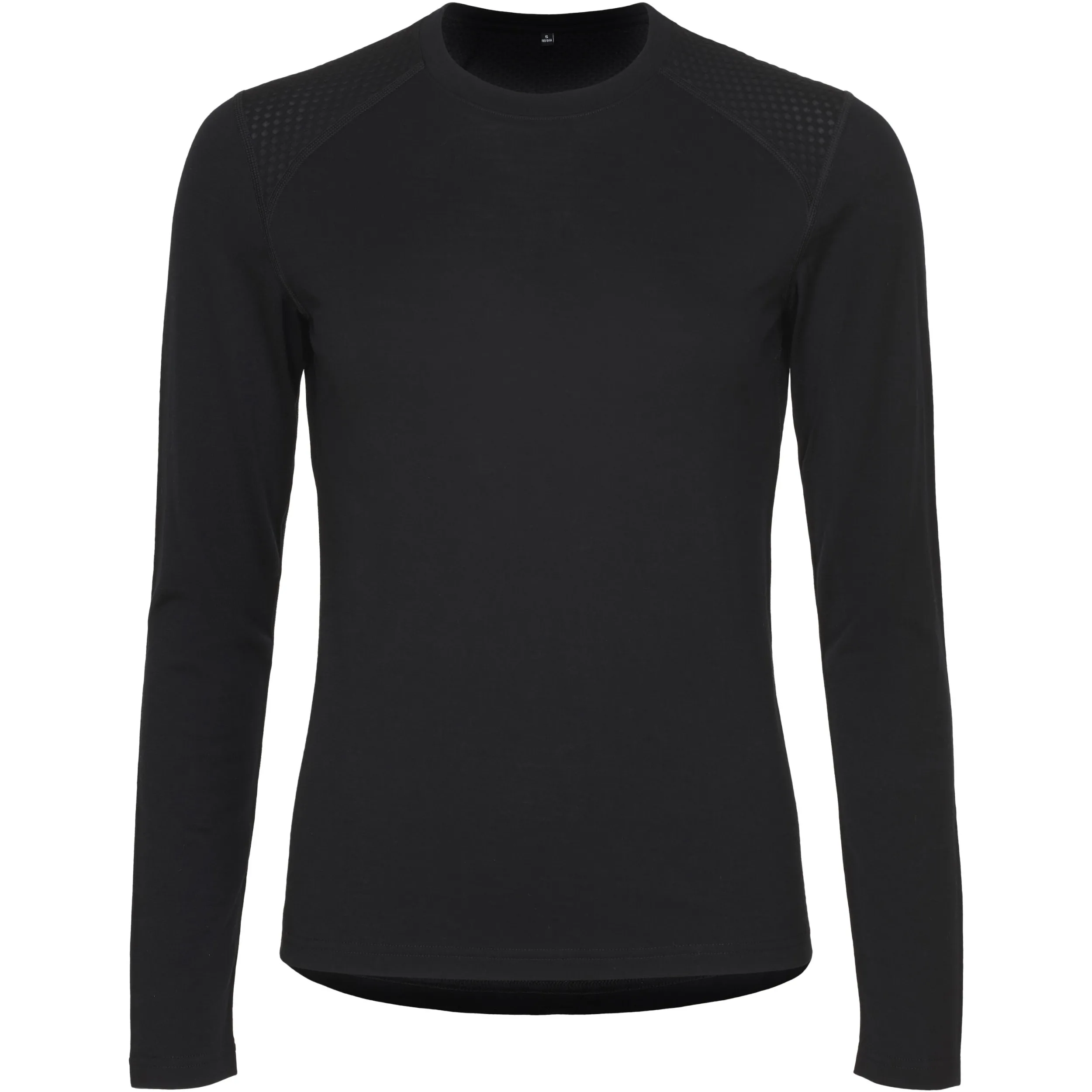 Damen Langarmshirt MIA Merino schwarz