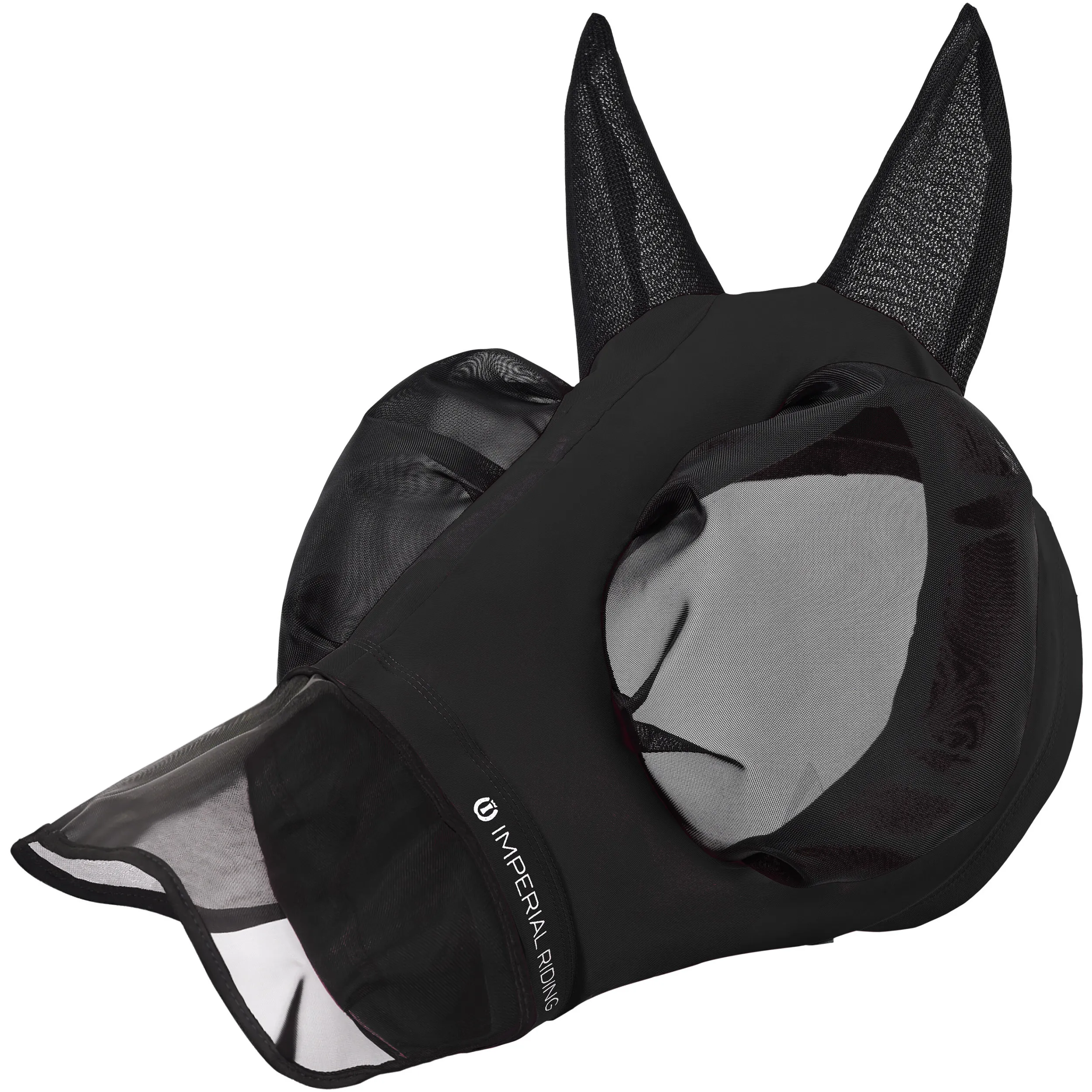 Fliegenmaske mit Nasenschutz IRHTrail ride schwarz