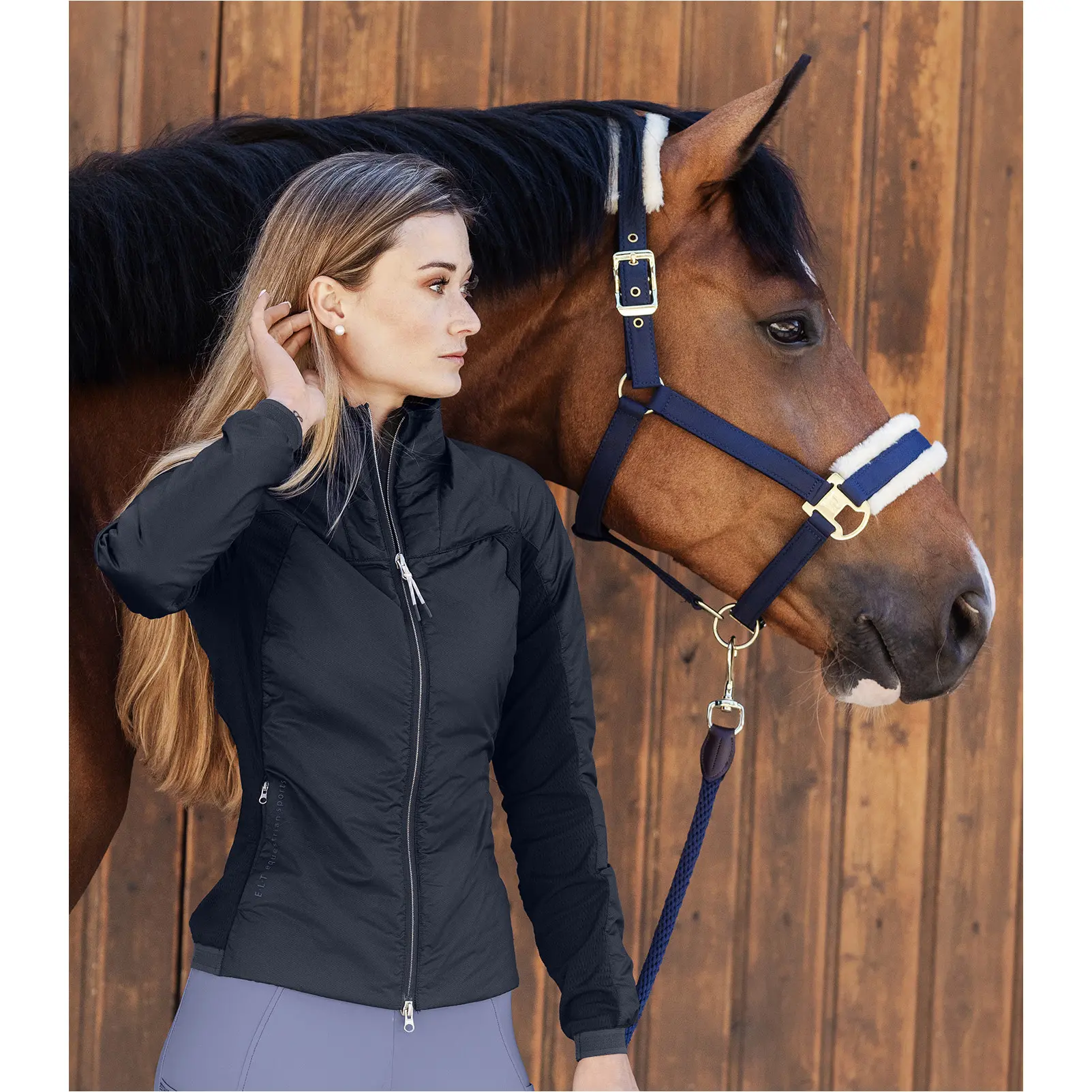 Damen Windbreaker Jacke PORTO tiefblau
