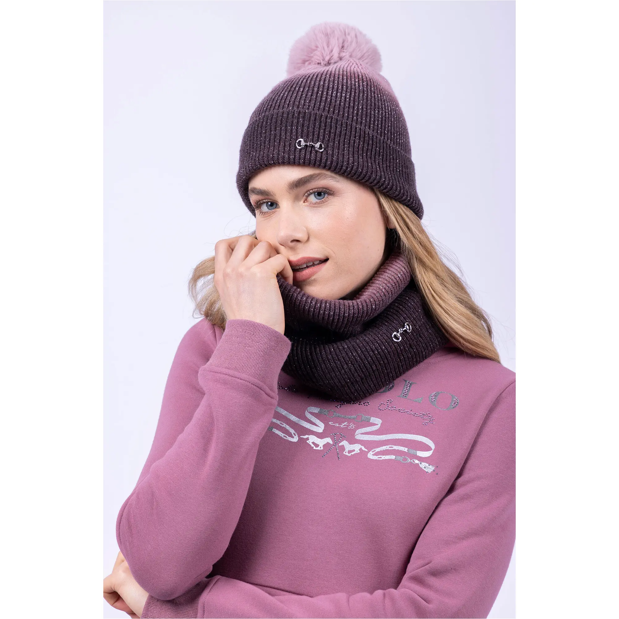 Damen Schlauchschal HVPYara mauve/mocca