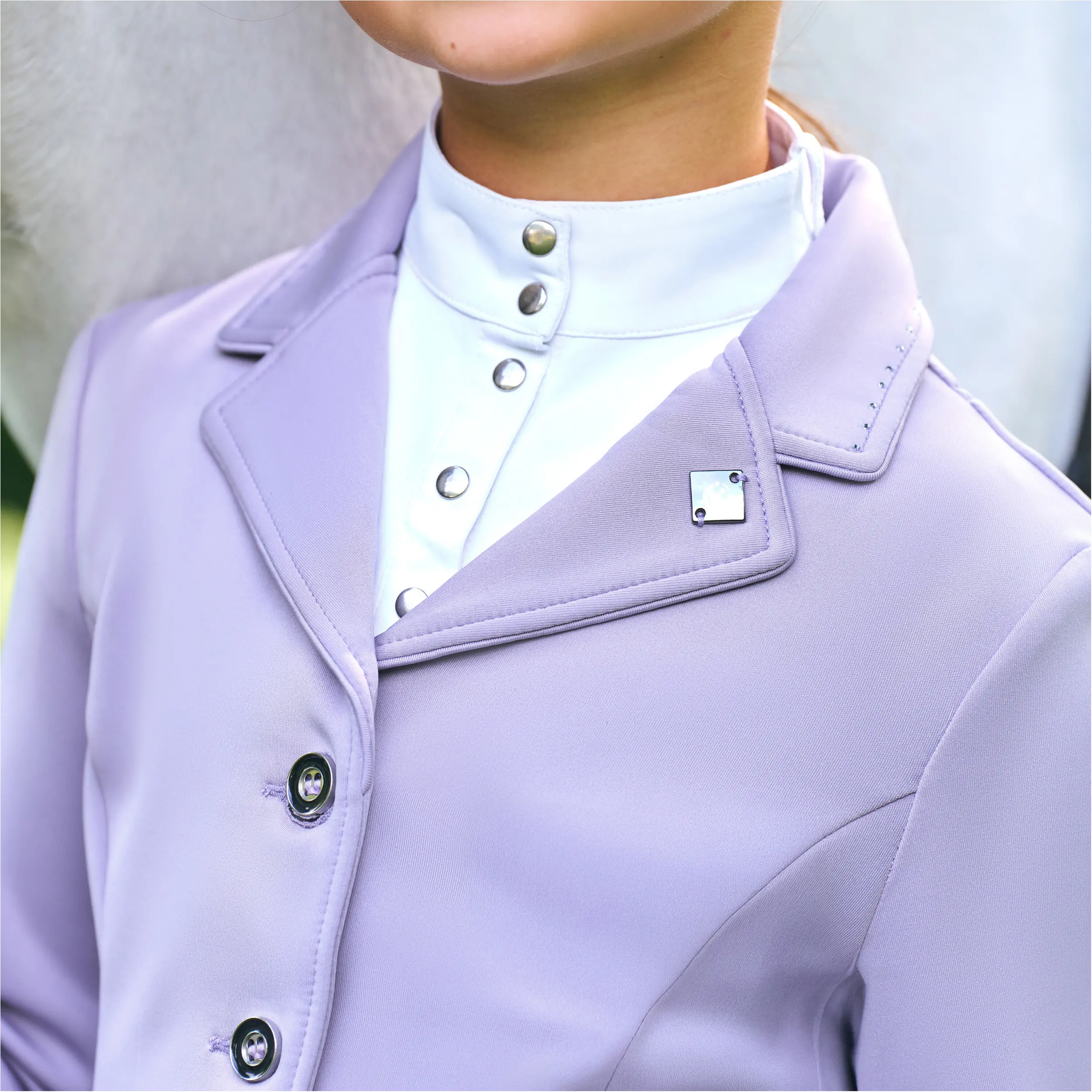 Kinder Turnierjacket IRHBasic Glam wisteria