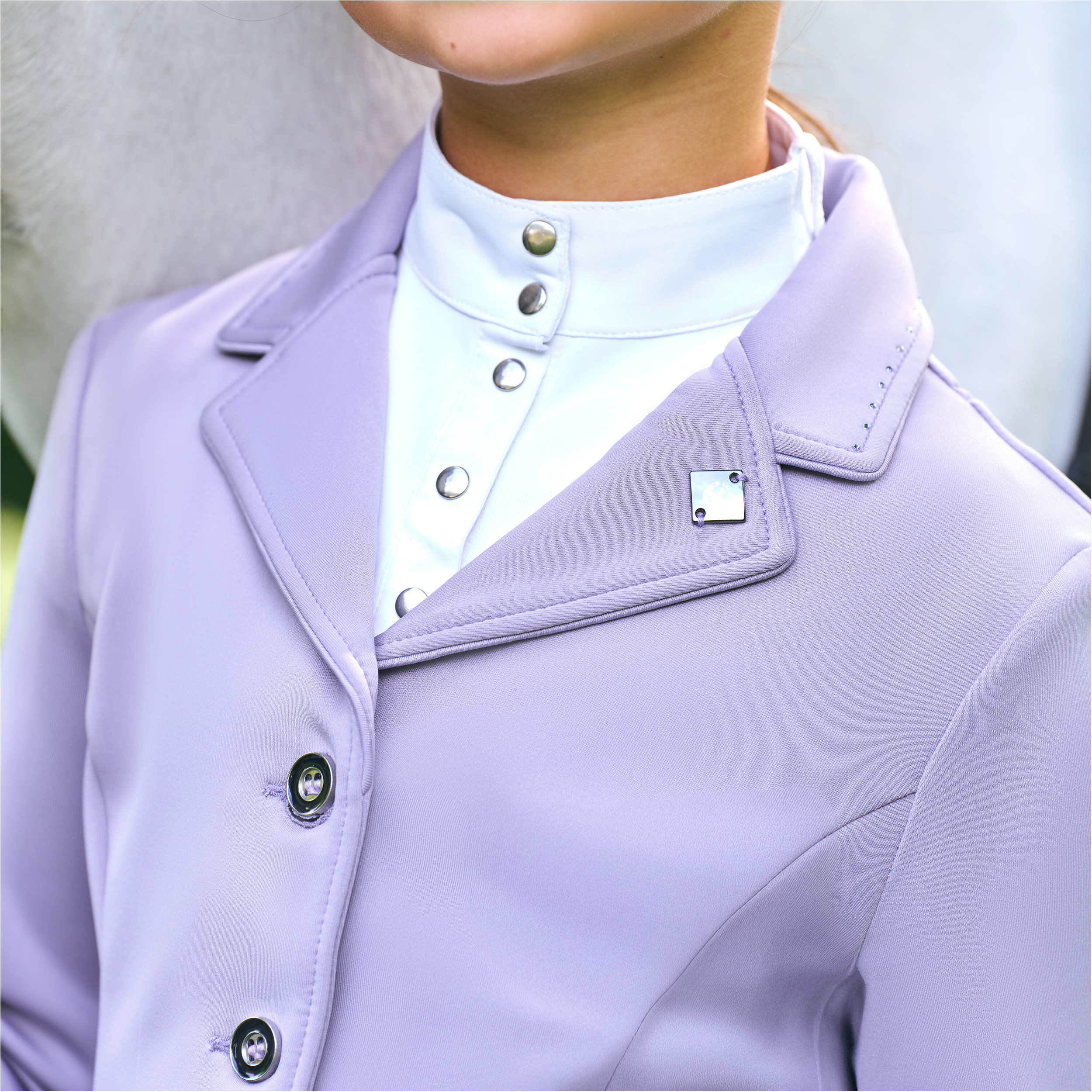 Kinder Turnierjacket IRHBasic Glam wisteria