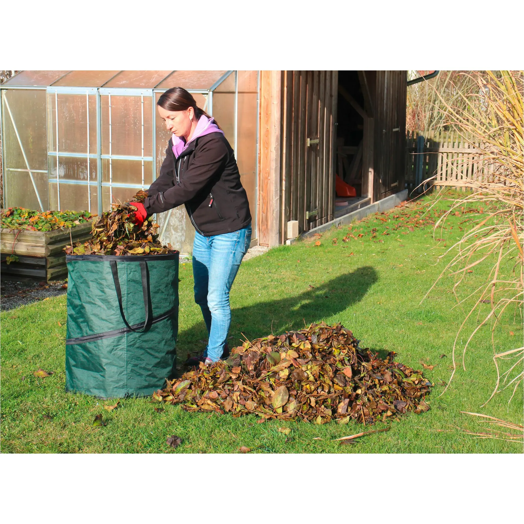 Gartentasche Pop-up dunkelgrün Gartentasche Pop-up dunkelgrün