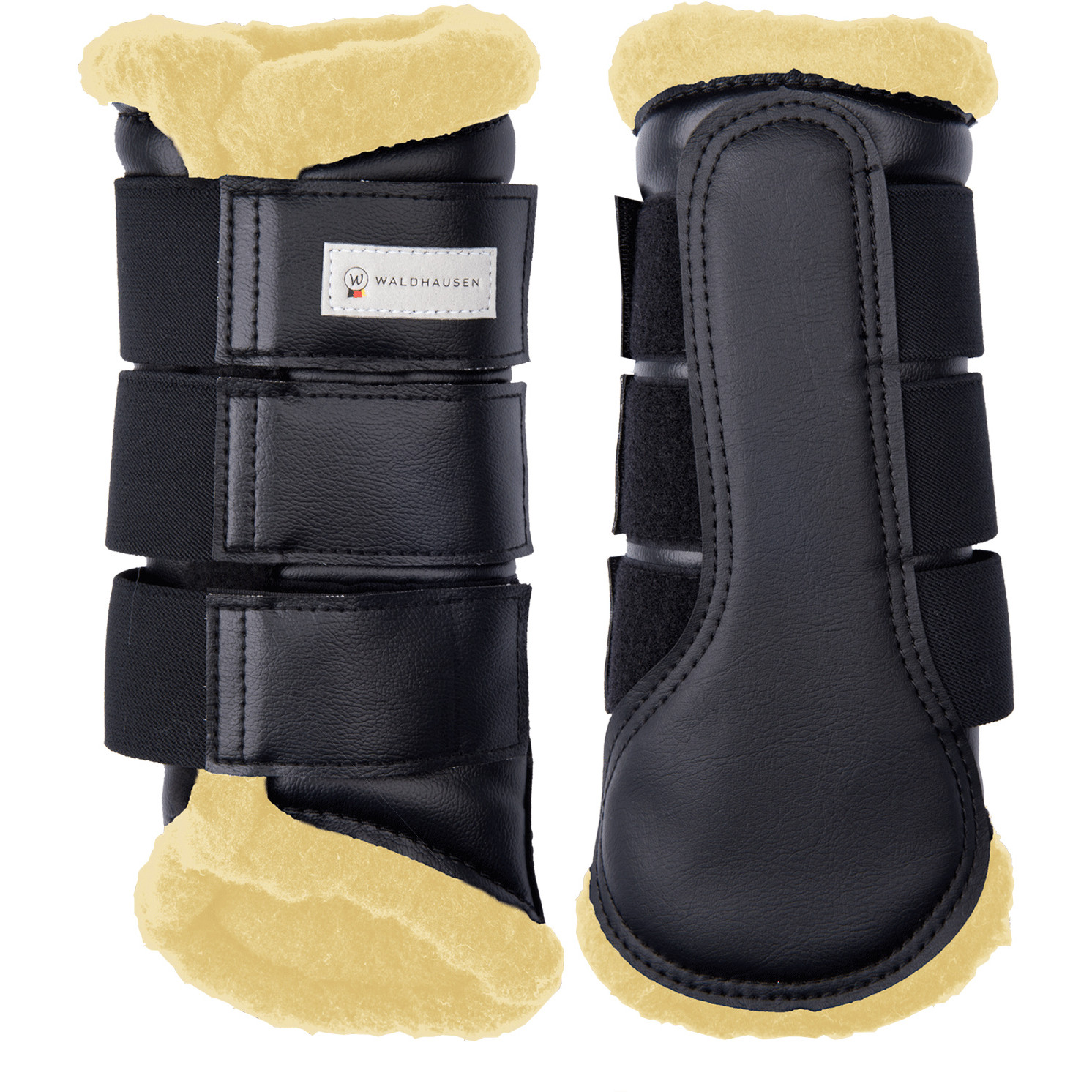 schwarz/beige
