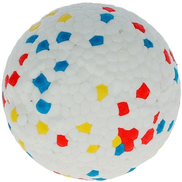 Ball E-TPU weiß/bunt 8cm