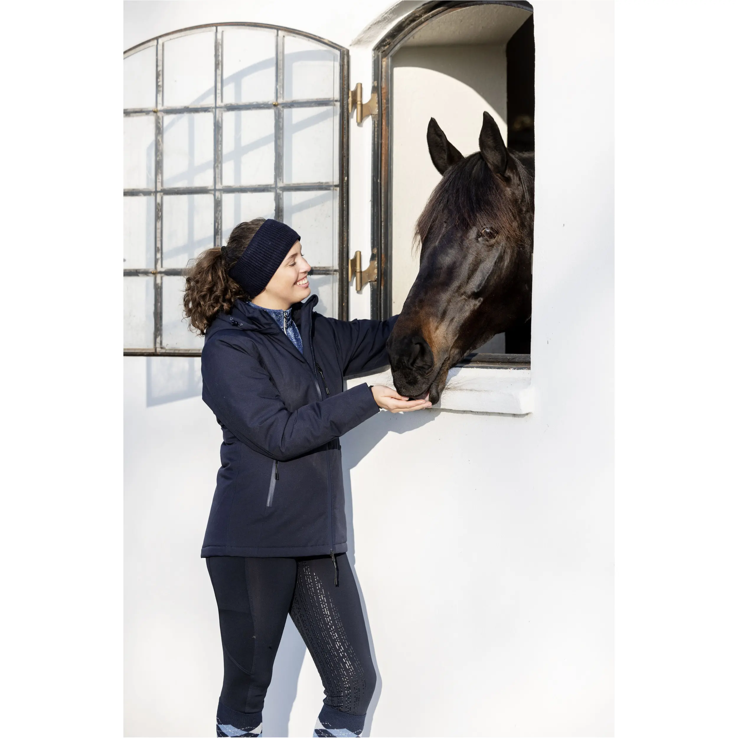 Winter Damen Reitjacke VENUS navy