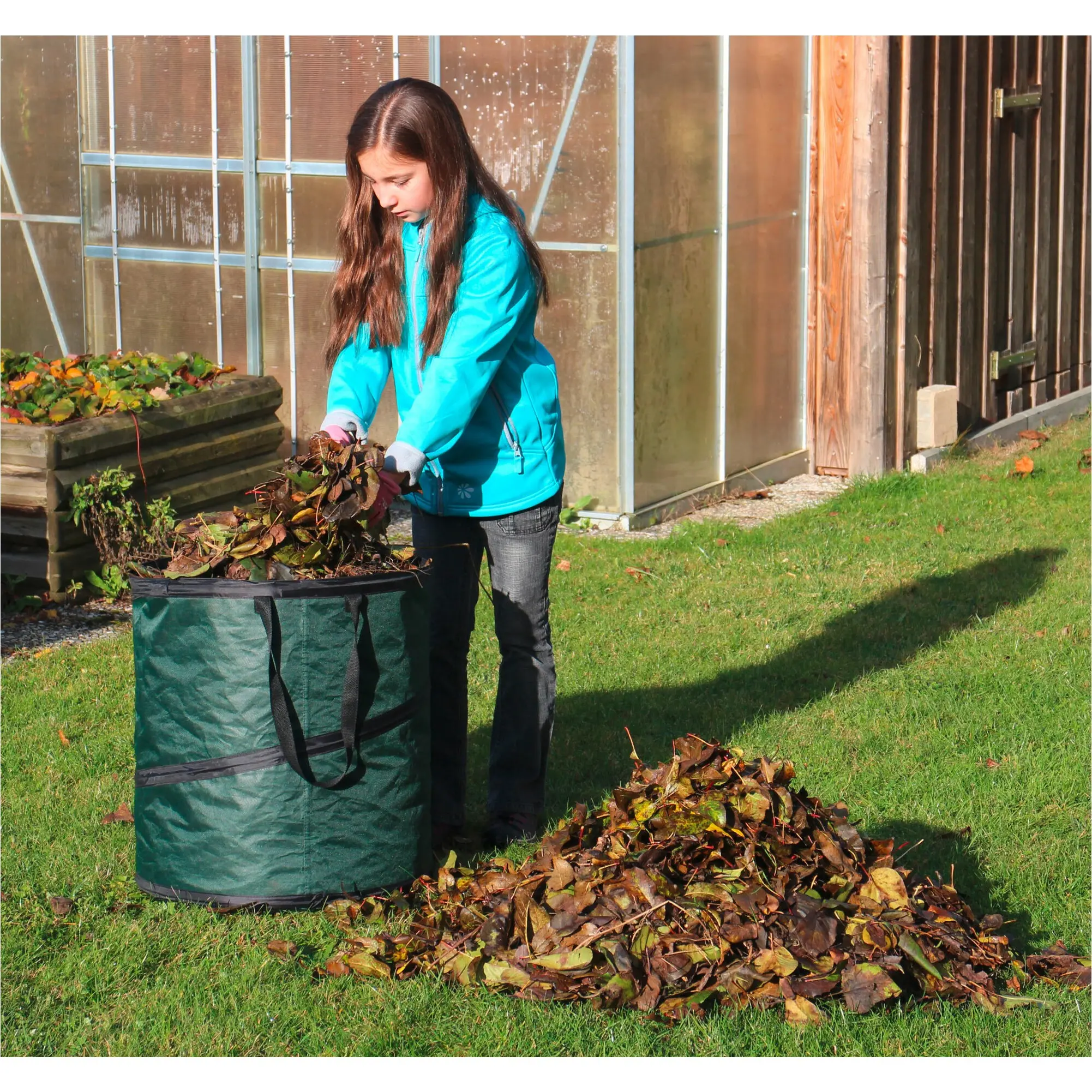 Gartentasche Pop-up dunkelgrün Gartentasche Pop-up dunkelgrün