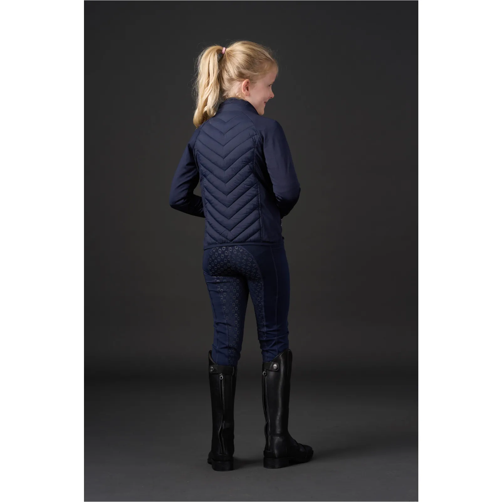 Kinder Reitjacke CANON navy