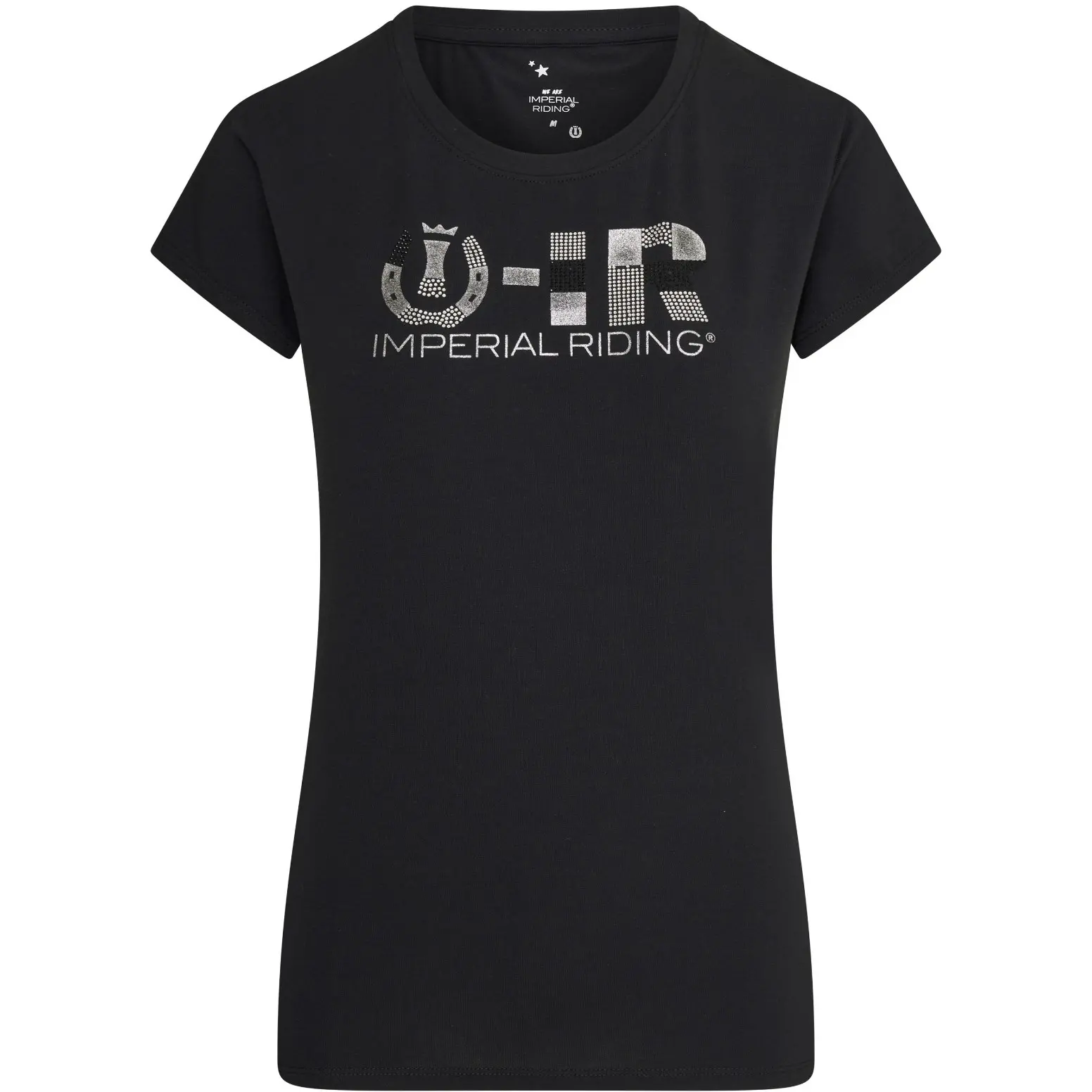 Damen T-Shirt IRHPreppy Star schwarz