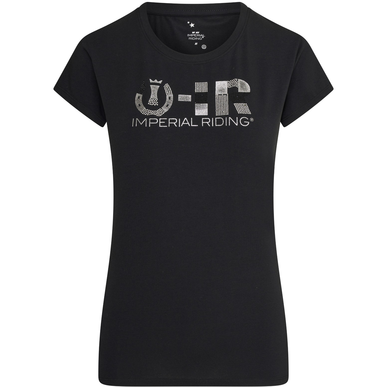 Damen T-Shirt IRHPreppy Star schwarz