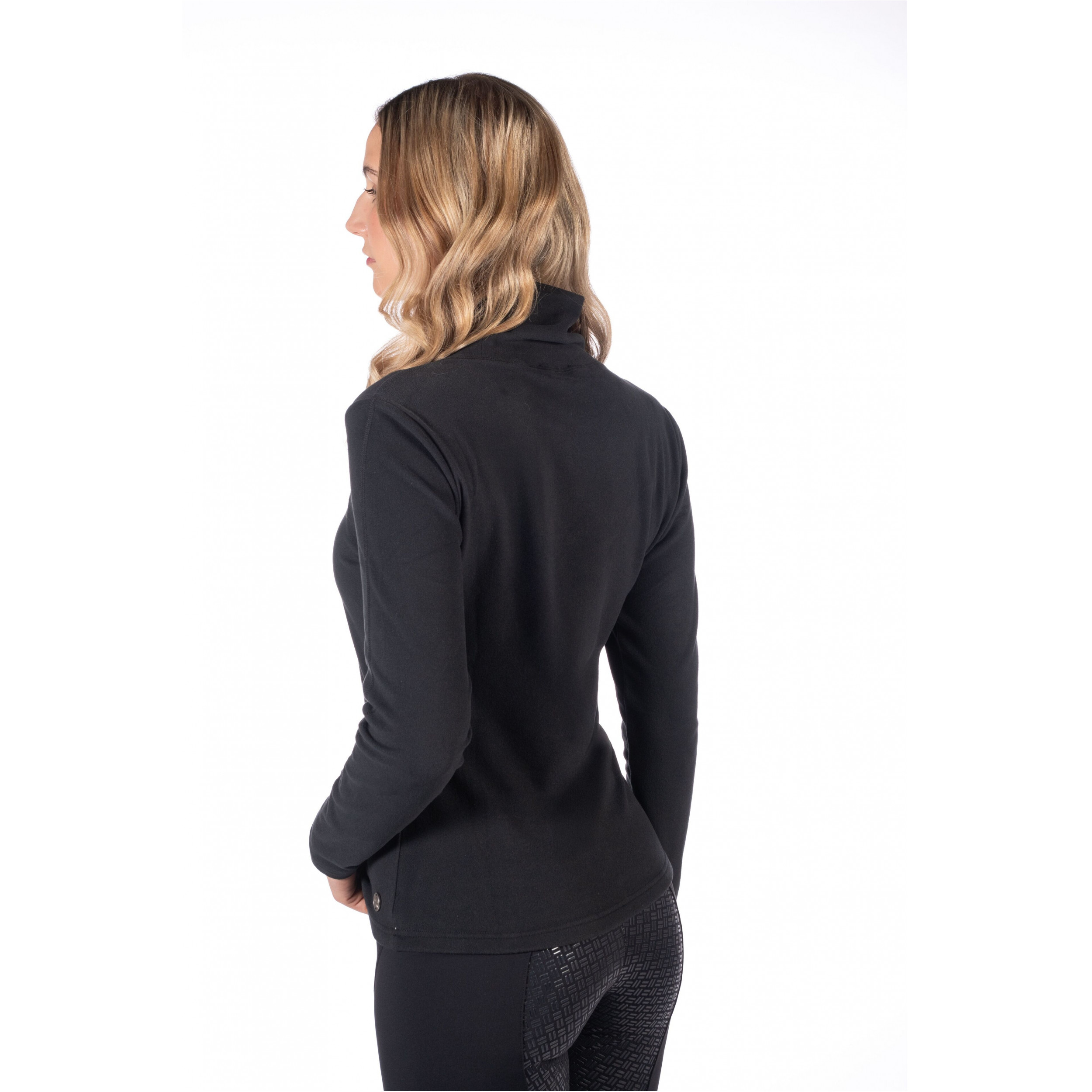 Damen Rollkragenshirt EVA schwarz
