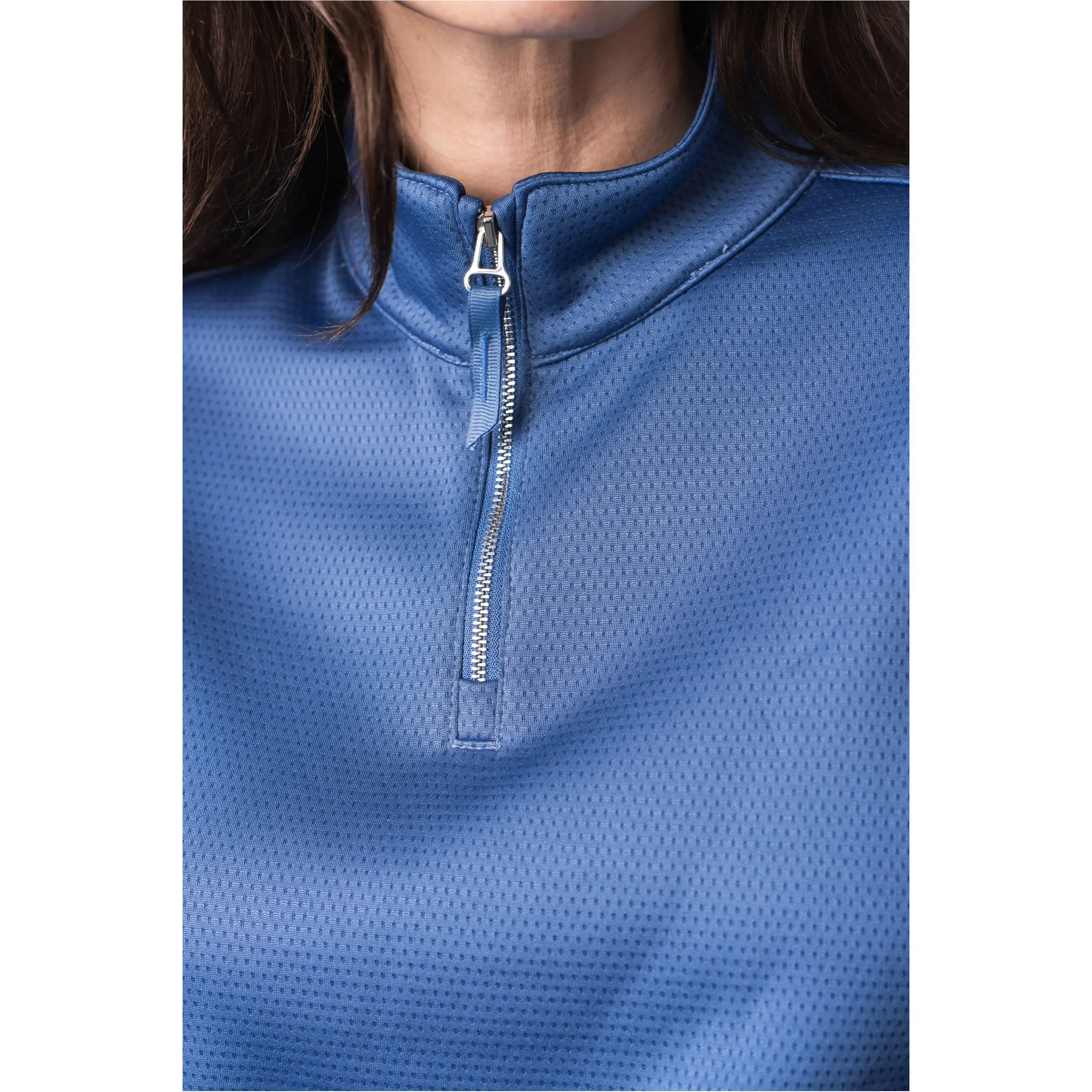 Damen Funktionsshirt Langarm SCARLET half-zip dutch blue