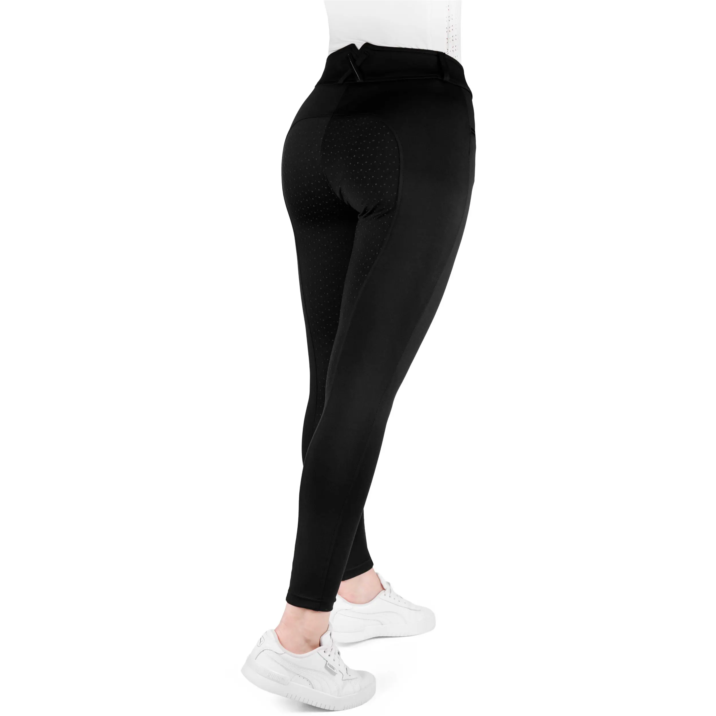 Damen Reithose Silikon Vollbesatz EK-CARLY schwarz