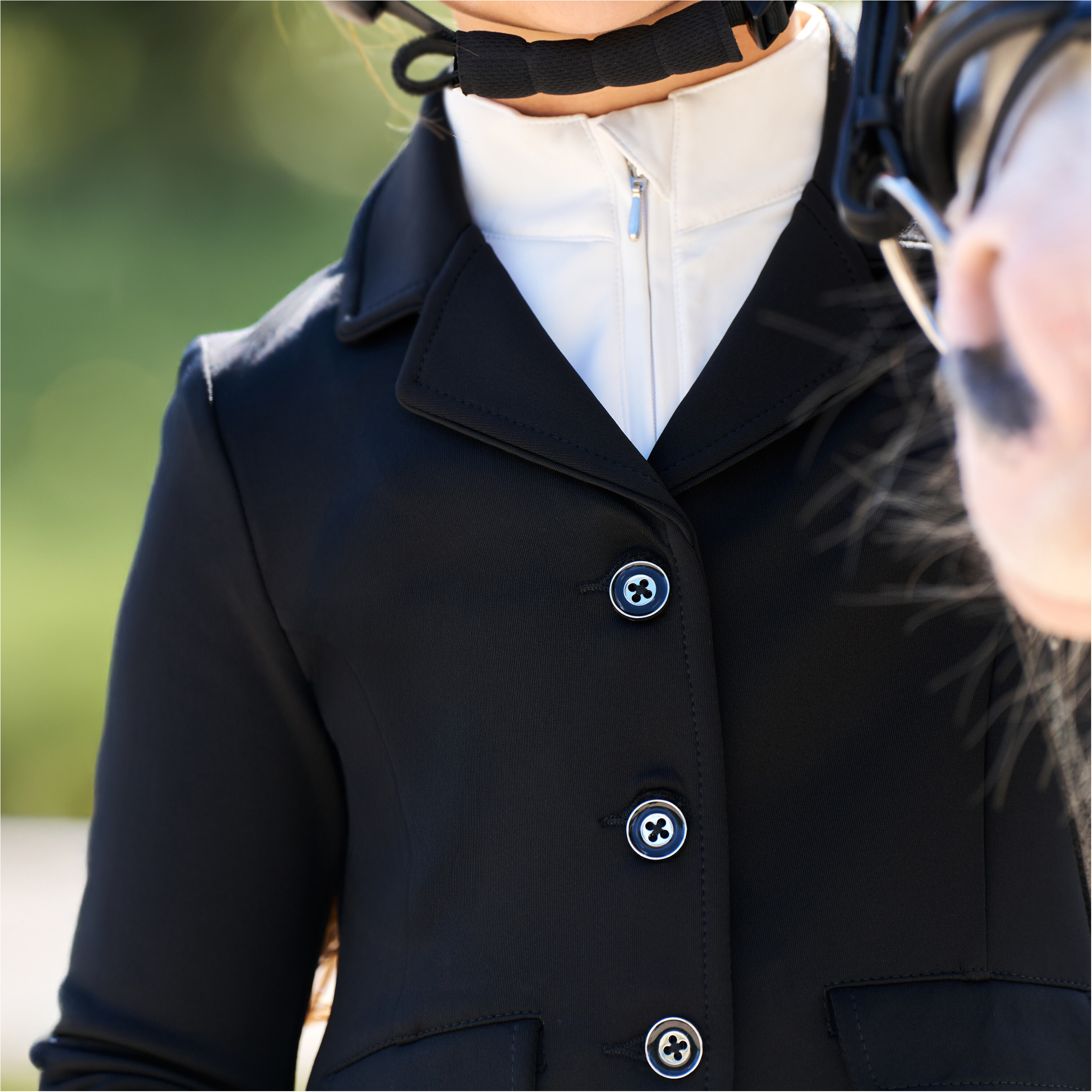 Kinder Turnierjacket IRHBasic schwarz