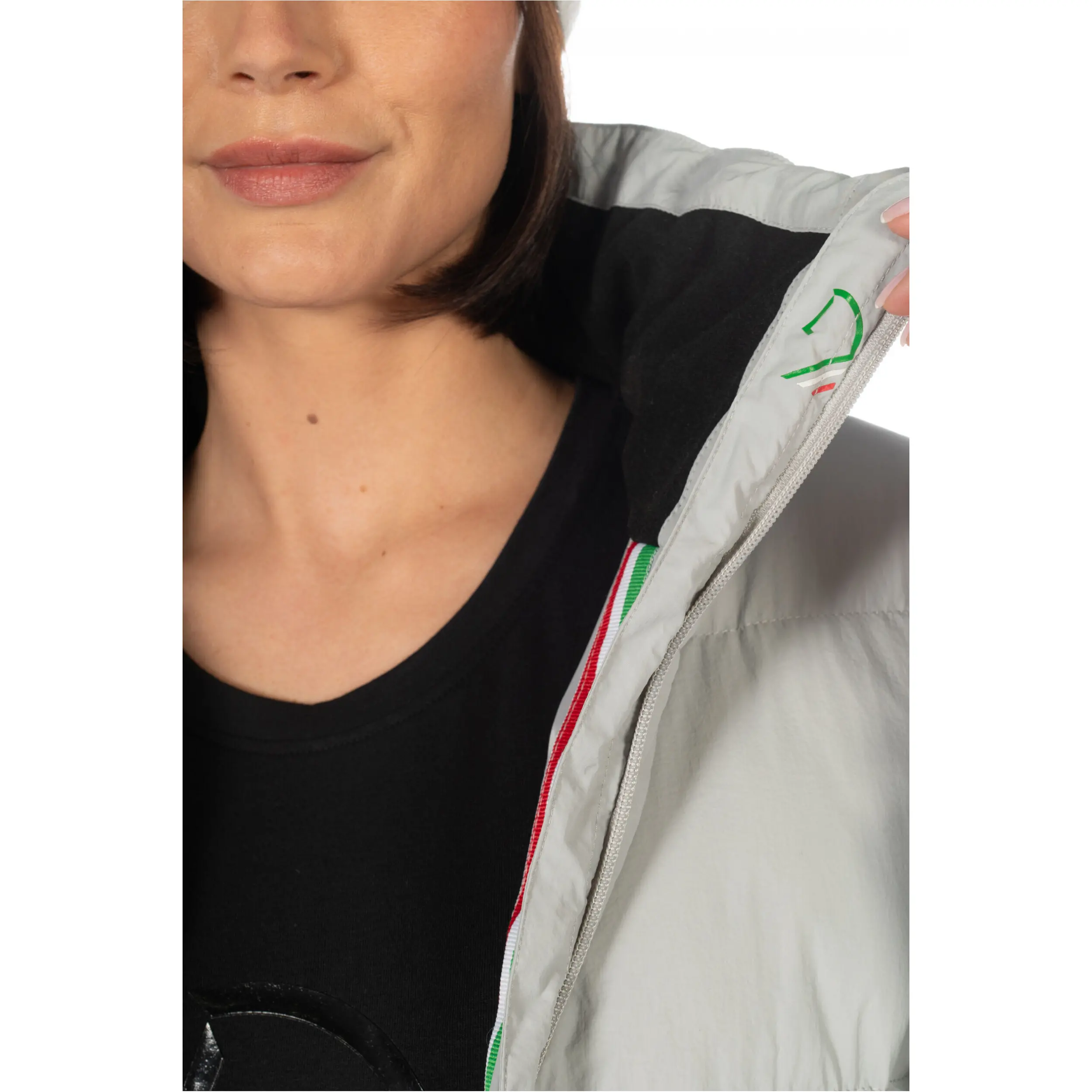 Damen Steppjacke LIVIGNO steingrau Damen Steppjacke LIVIGNO steingrau