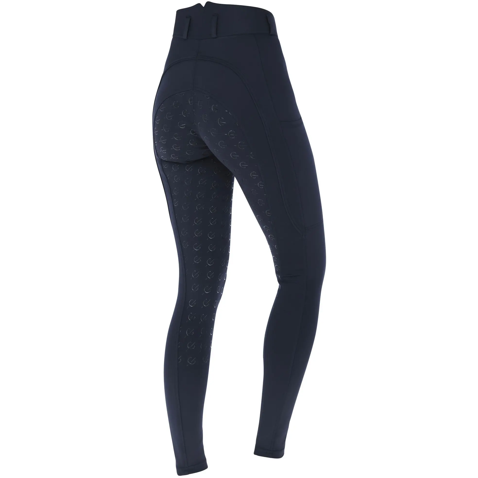 Damen Reithose Silikon Vollbesatz CLASSIC STAR navy