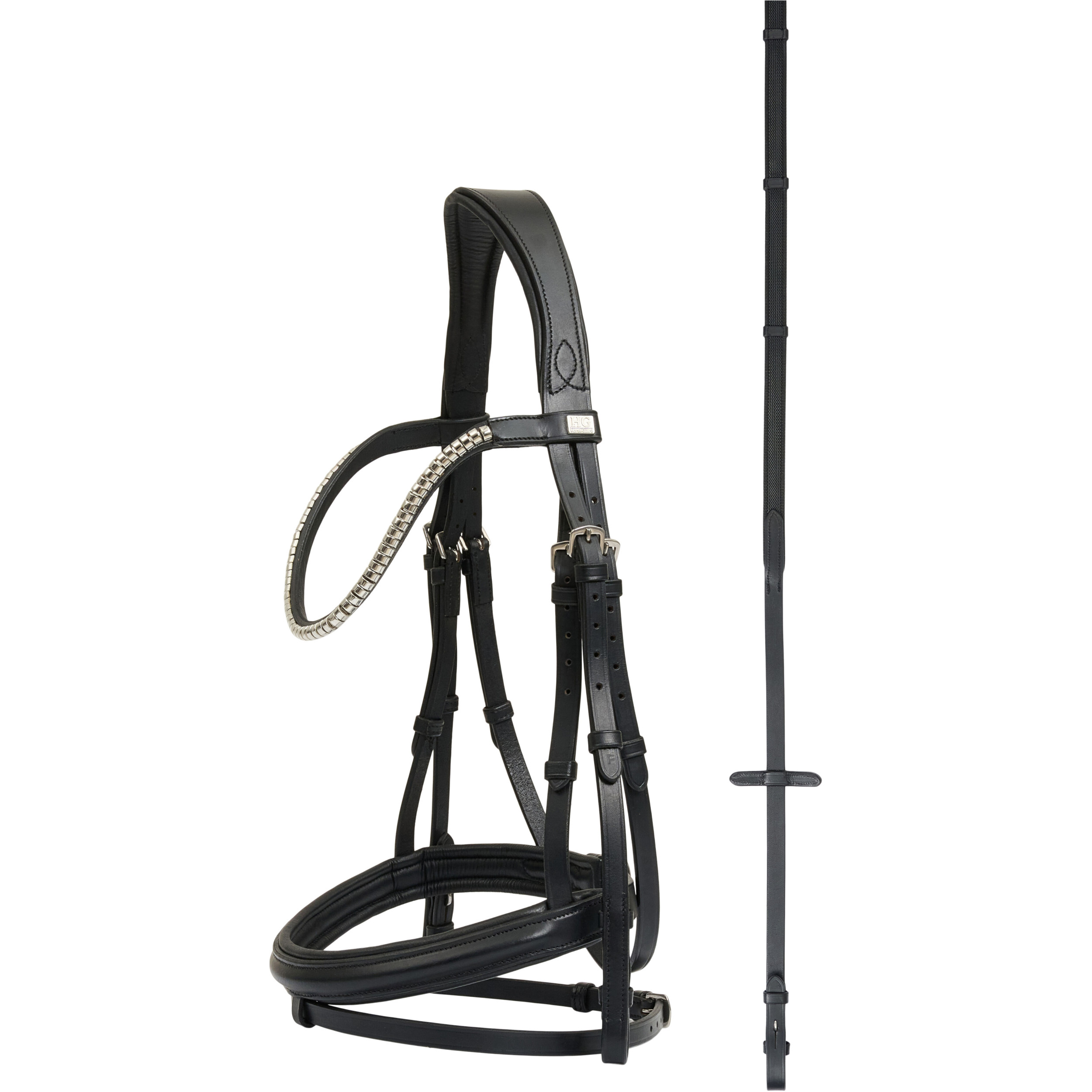 Trensenzaum englisch kombiniert EMI 26.1 schwarz