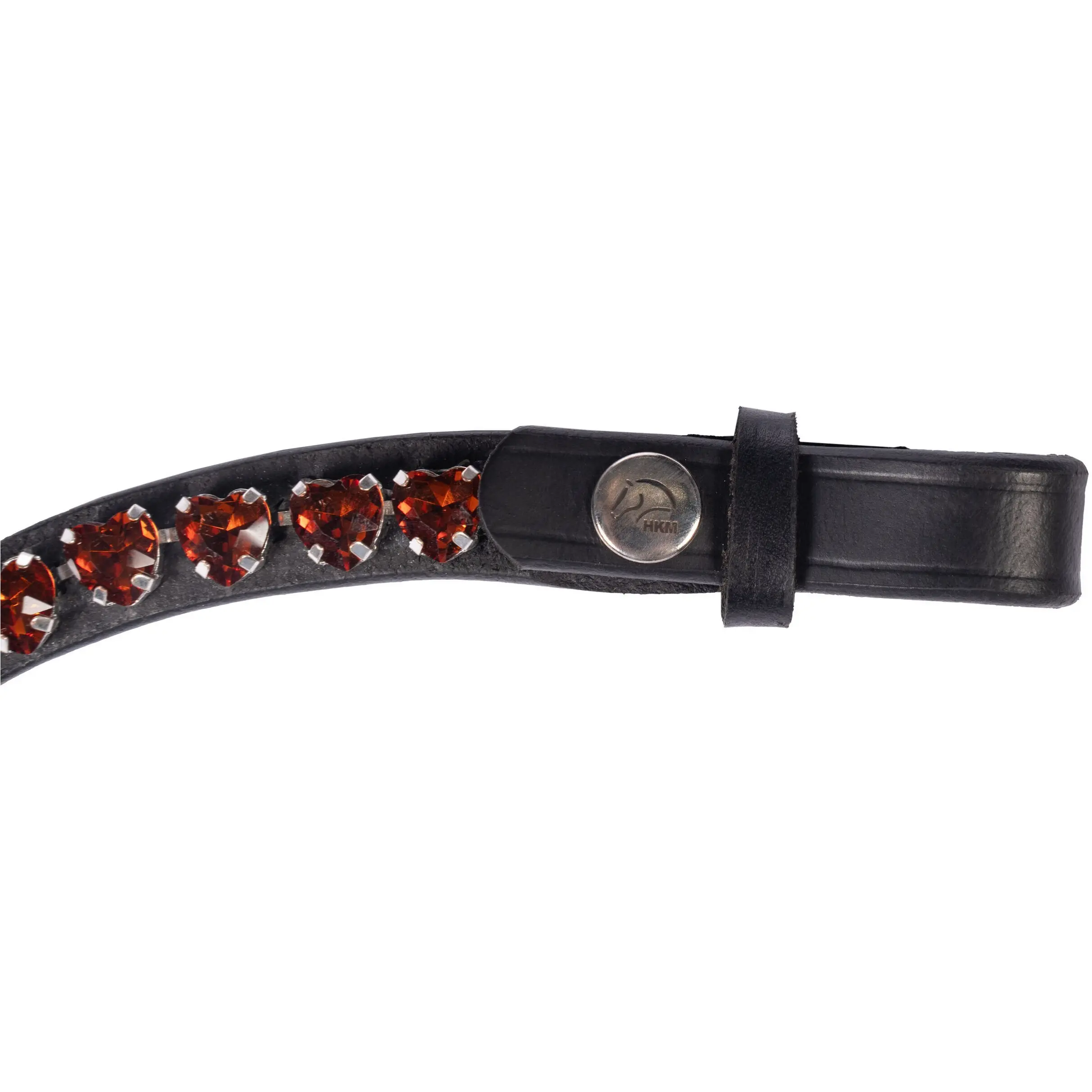 Stirnband AMOUR schwarz/camel