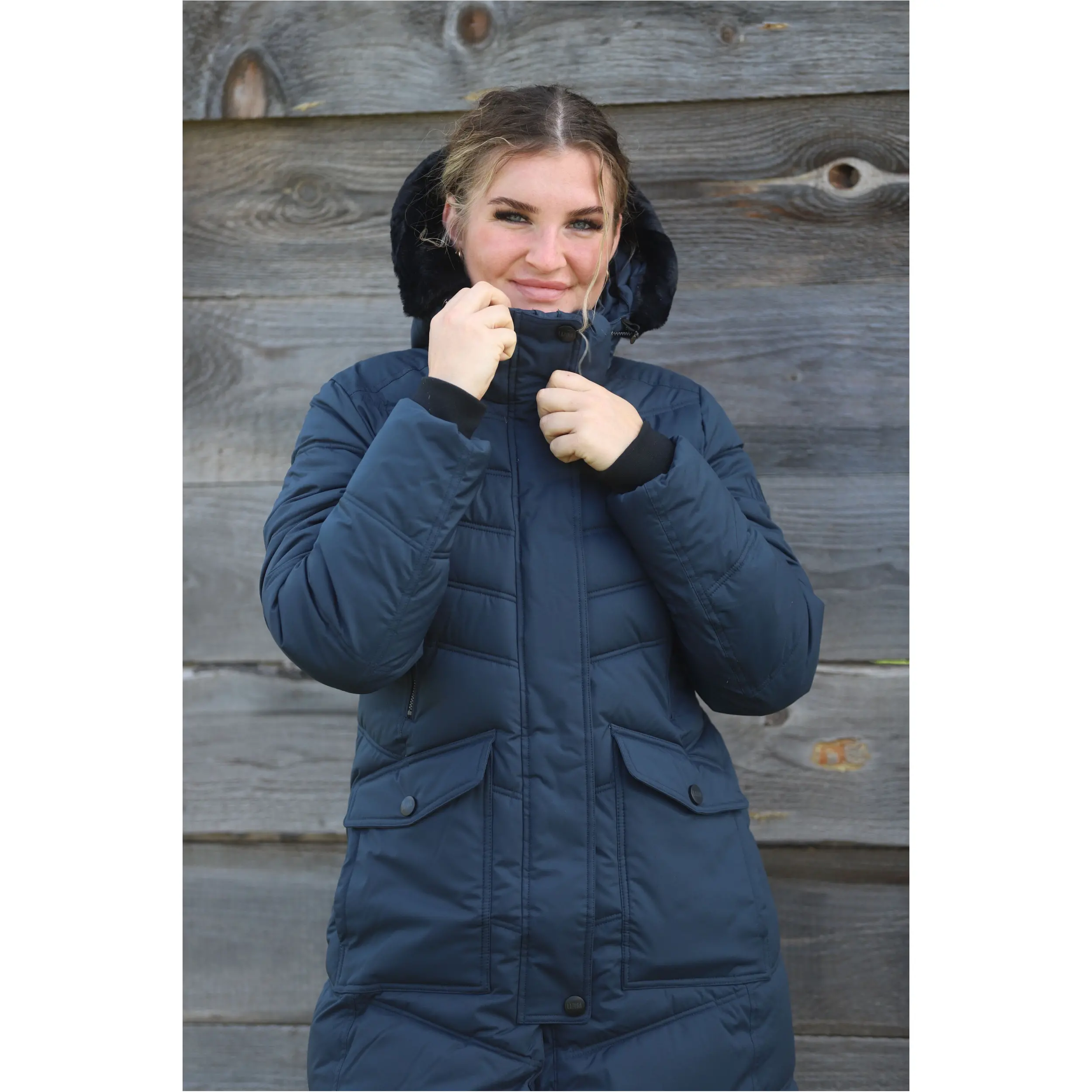 Damen Thermomantel SOPHIA nachtblau