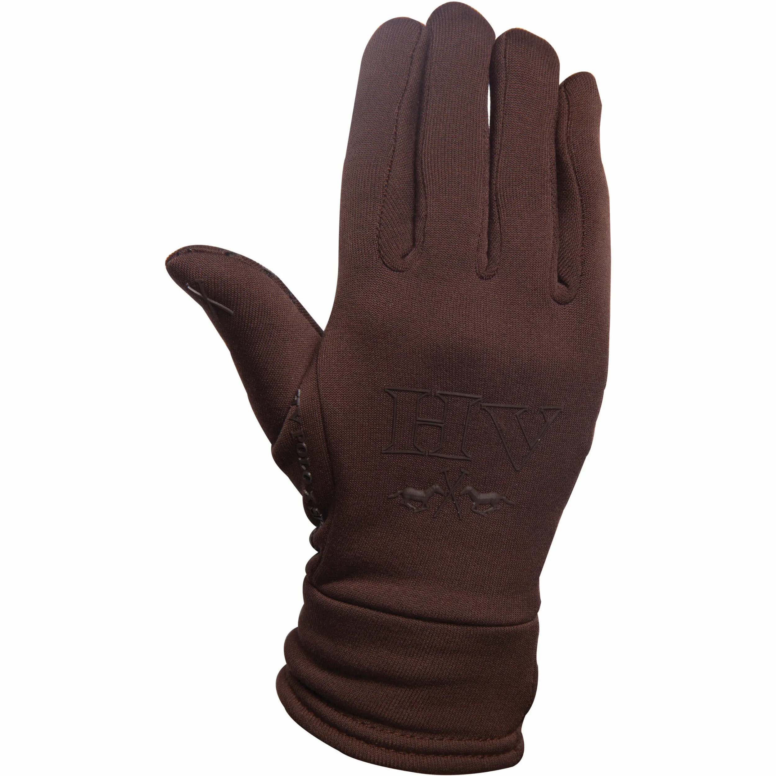 Winter Damen Reithandschuhe dark brown