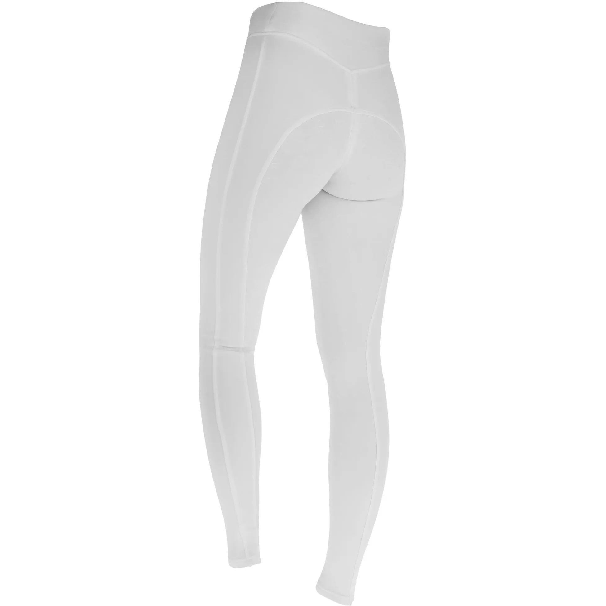 Damen Reitleggings Silikon Vollbesatz CLASSIC STAR weiß