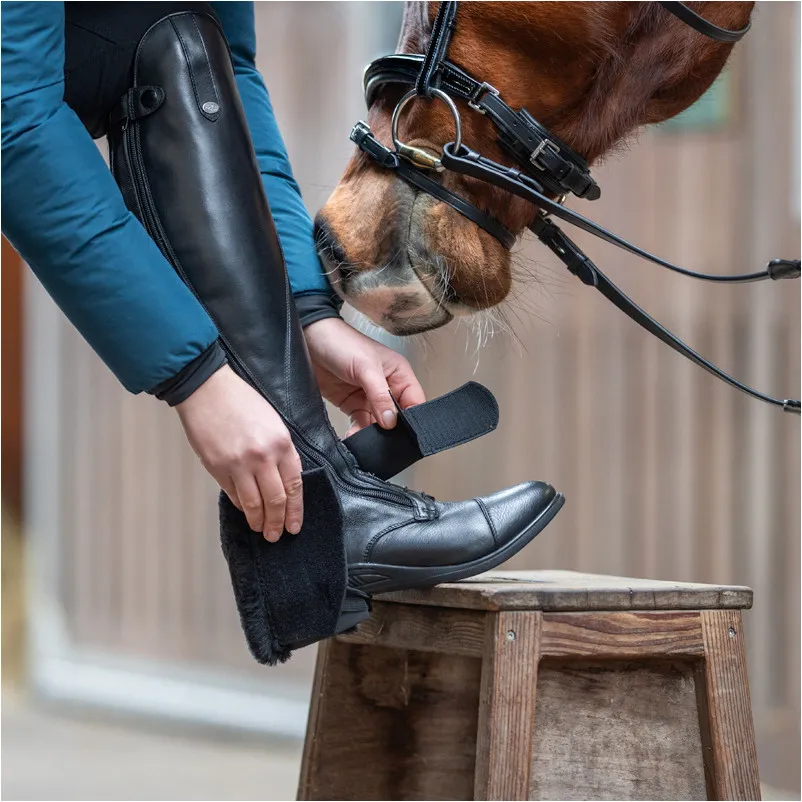Sporenschutz SAFEHEEL Kunstfell schwarz