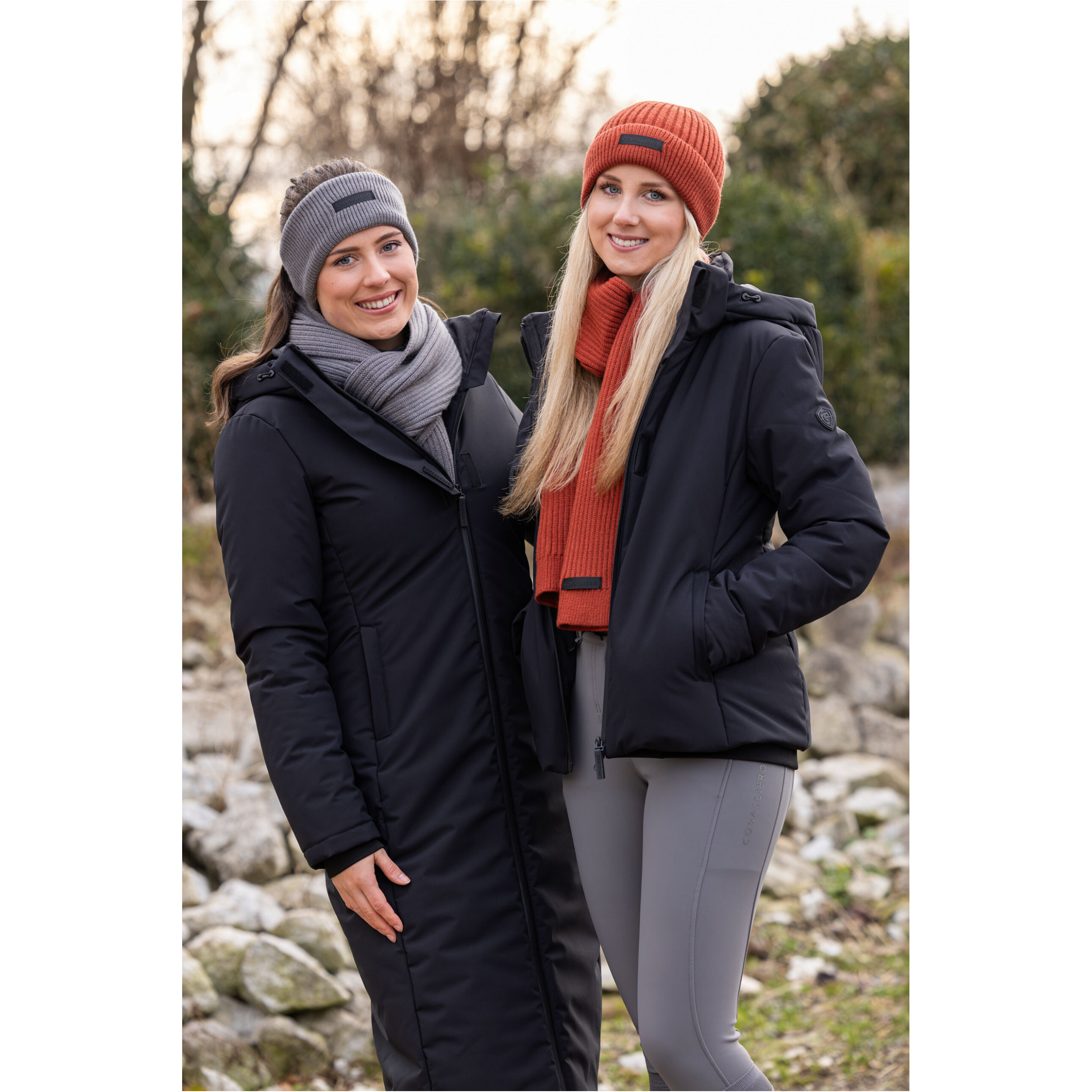 Damen Stirnband H/W 2025 steel grey